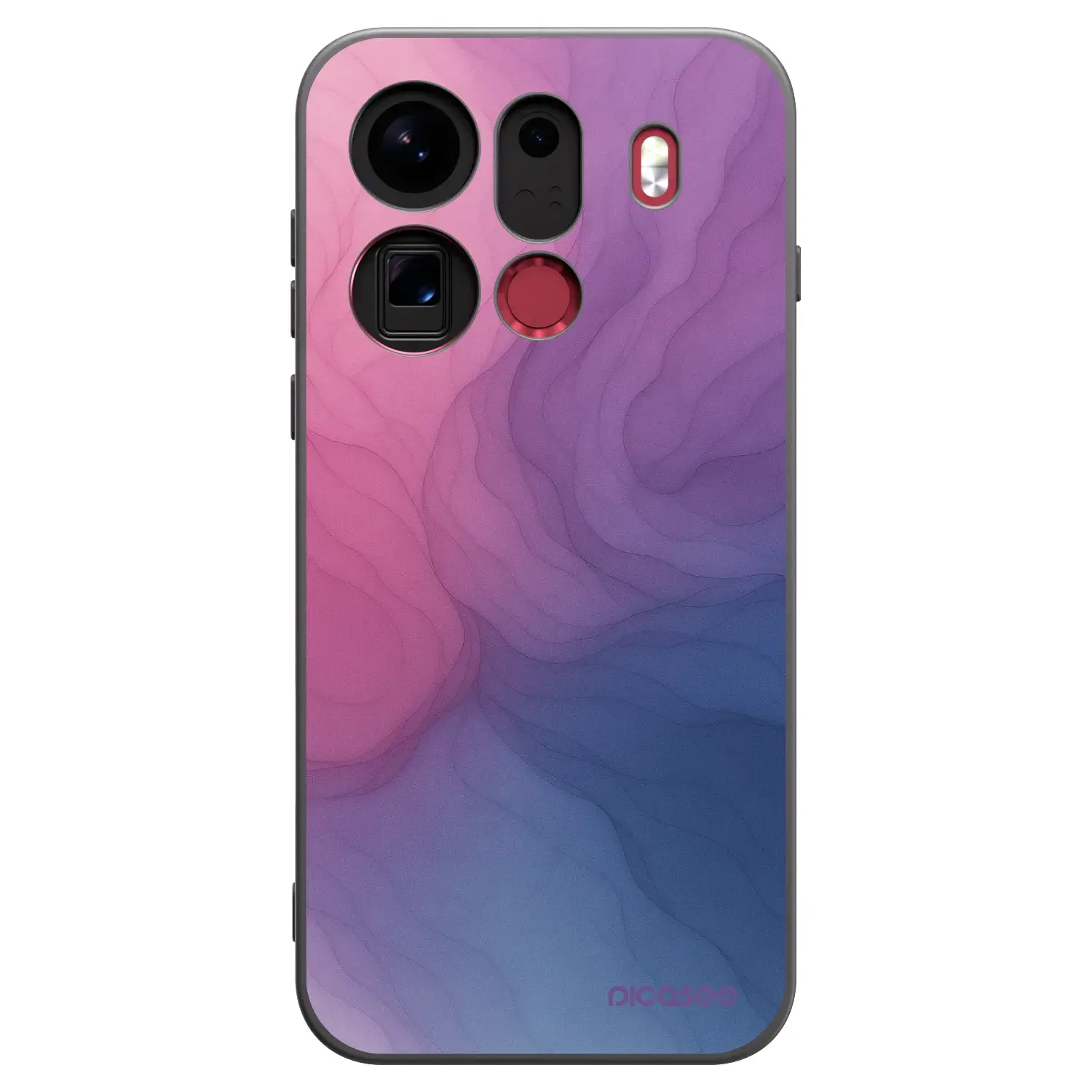 Silikonový černý obal pro OPPO Find X9 Pro - Silk