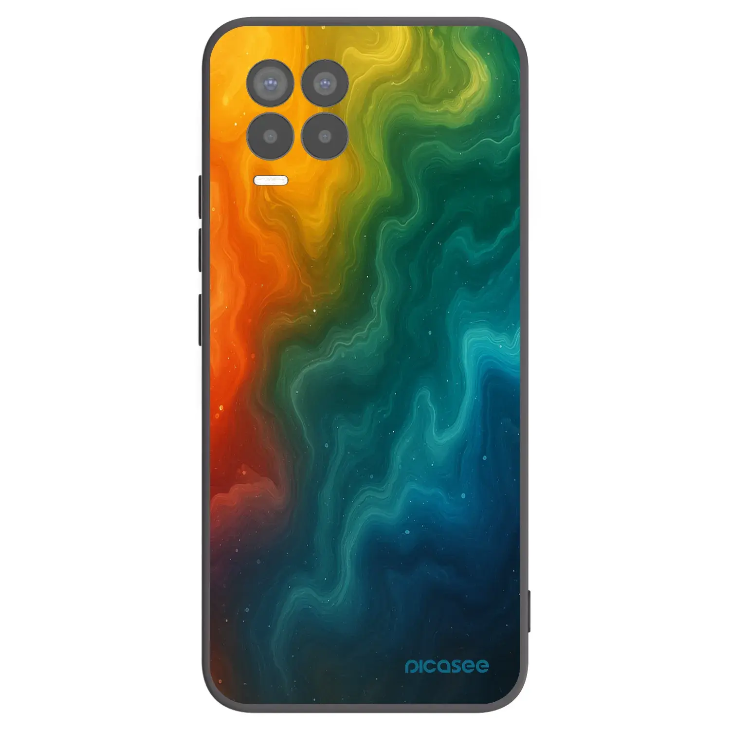Silikonový černý obal pro Realme 8 Pro - Solar