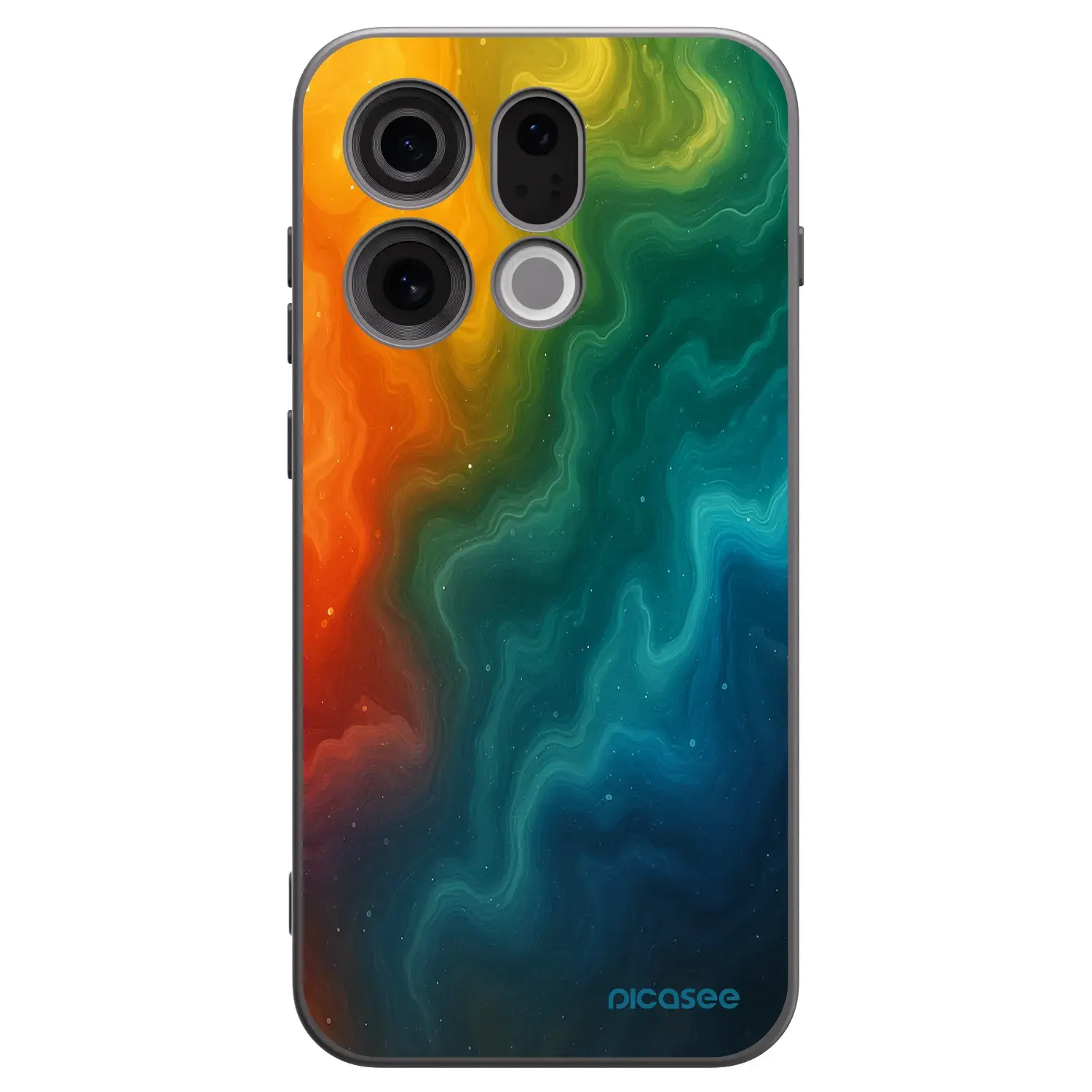 Silikonový černý obal pro OPPO Find X9 - Solar