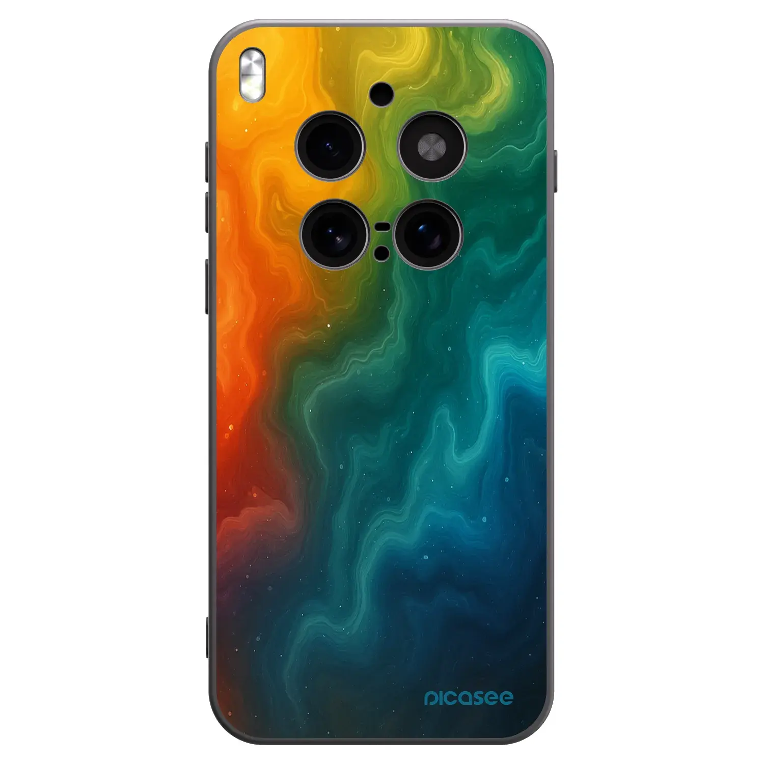 Silikonový černý obal pro Vivo X300 Pro - Solar