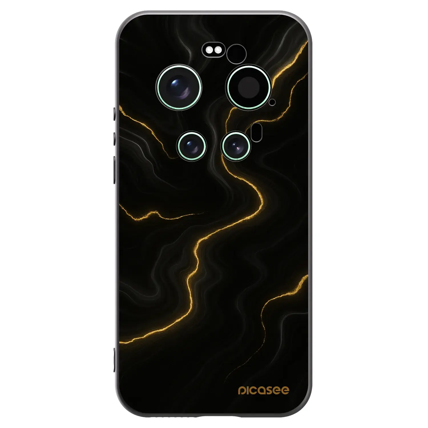 Silikonový černý obal pro Xiaomi 17 Ultra - Thunder