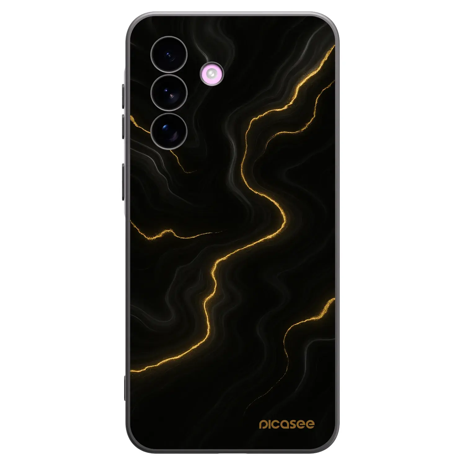 Silikonový černý obal pro Samsung Galaxy A57 5G - Thunder