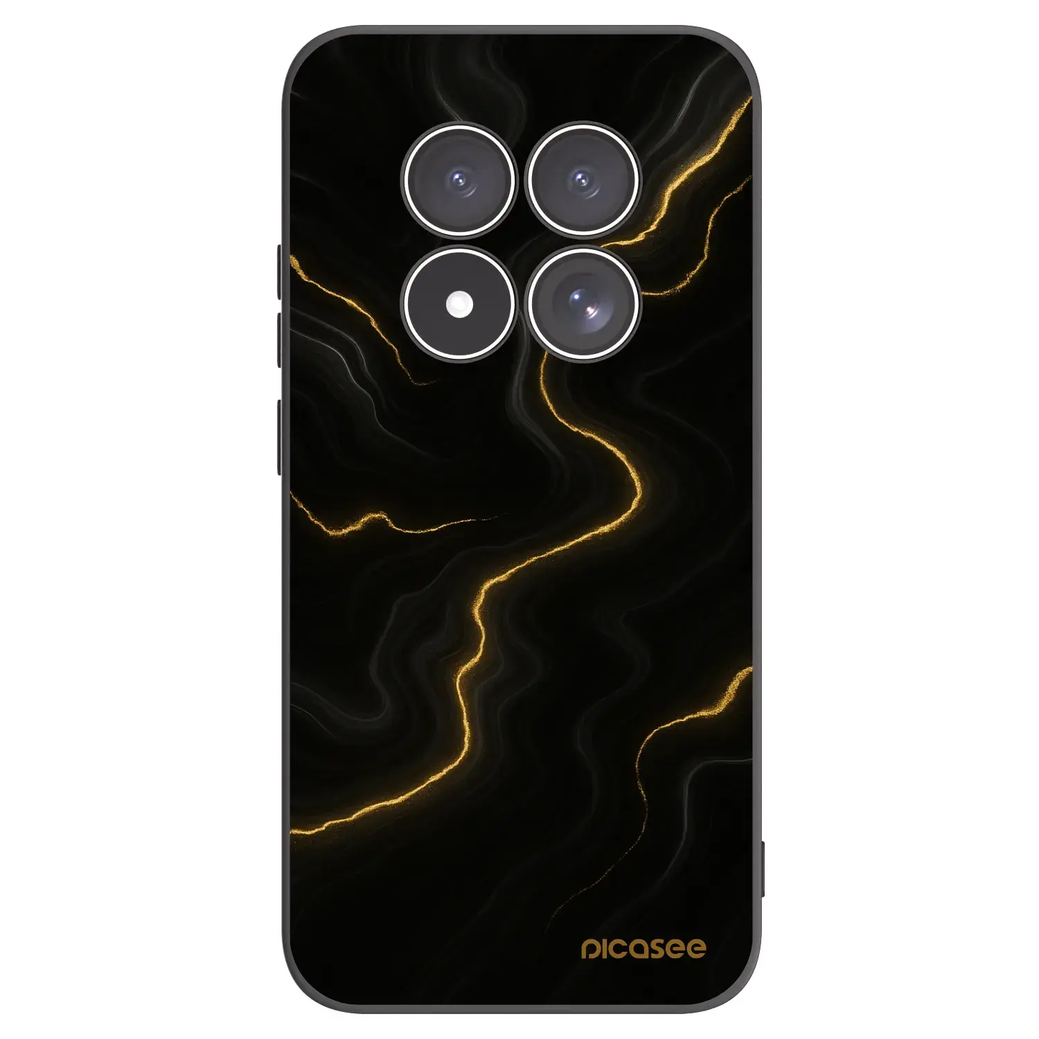 Silikonový černý obal pro Xiaomi Redmi Note 15 Pro 5G - Thunder