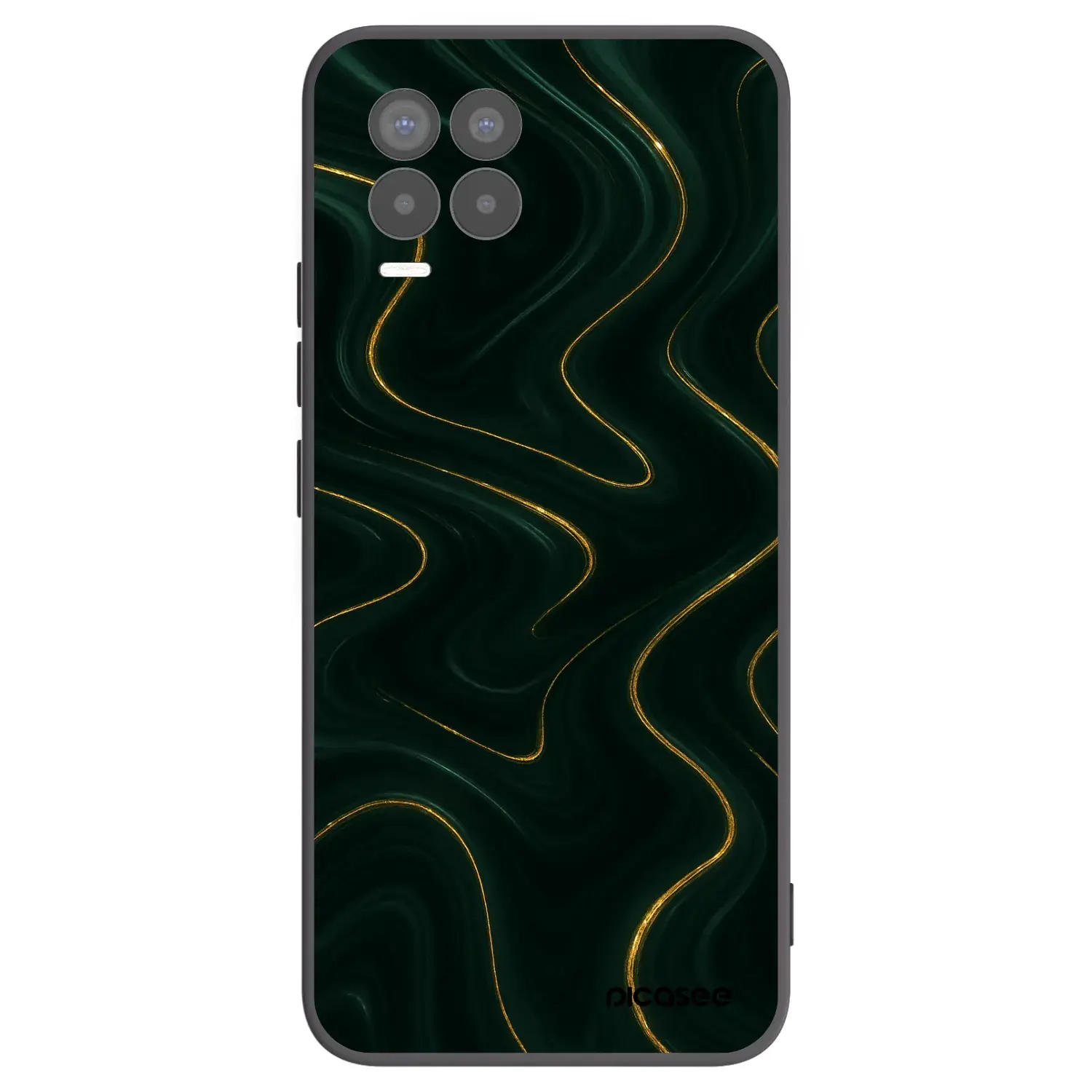 Silikonový černý obal pro Realme 8 Pro - Vawes