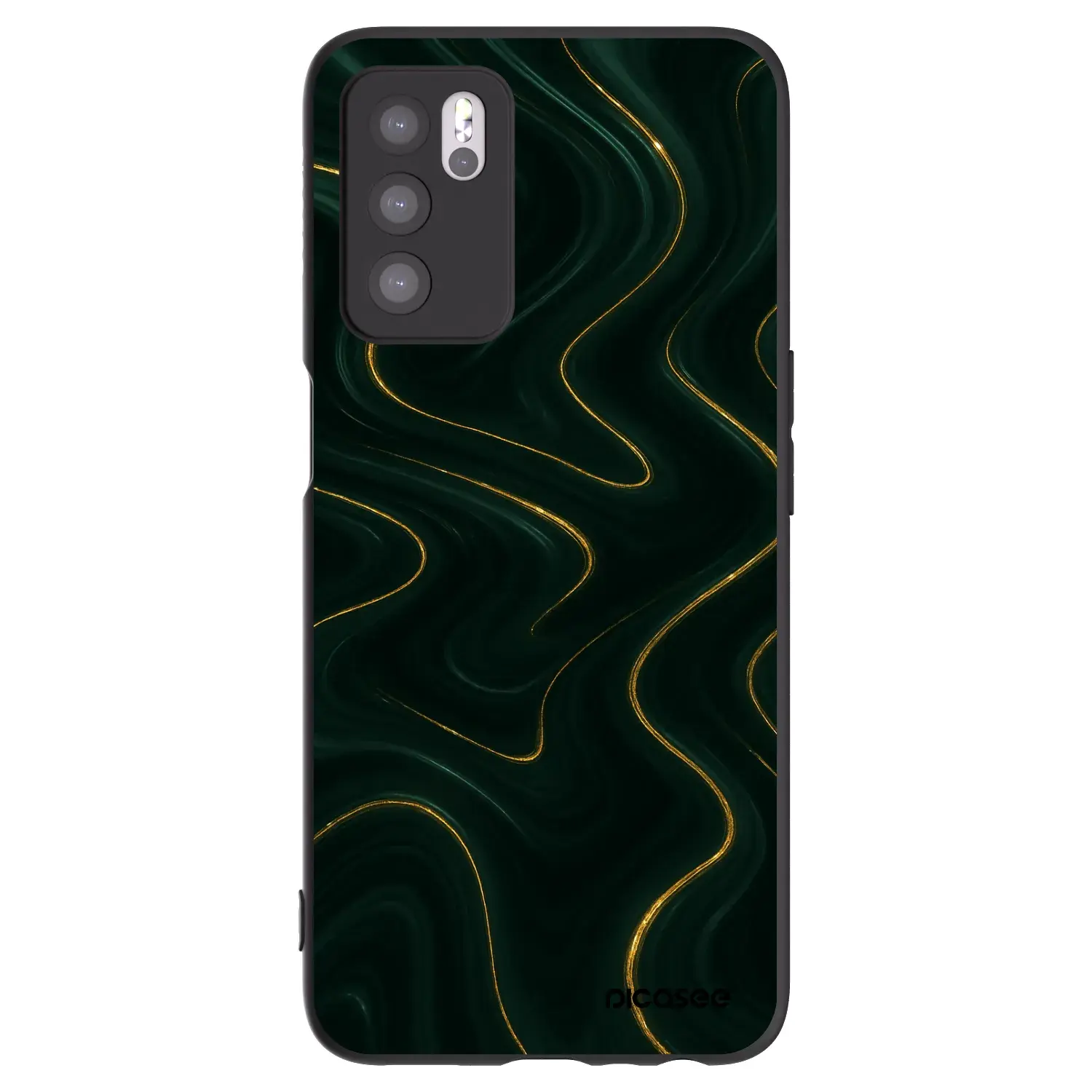 Silikonový černý obal pro OPPO A16s - Vawes