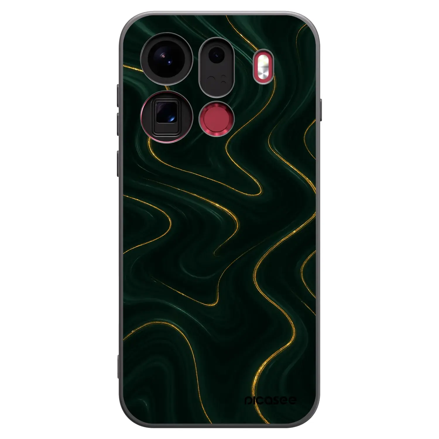 Silikonový černý obal pro OPPO Find X9 Pro - Vawes