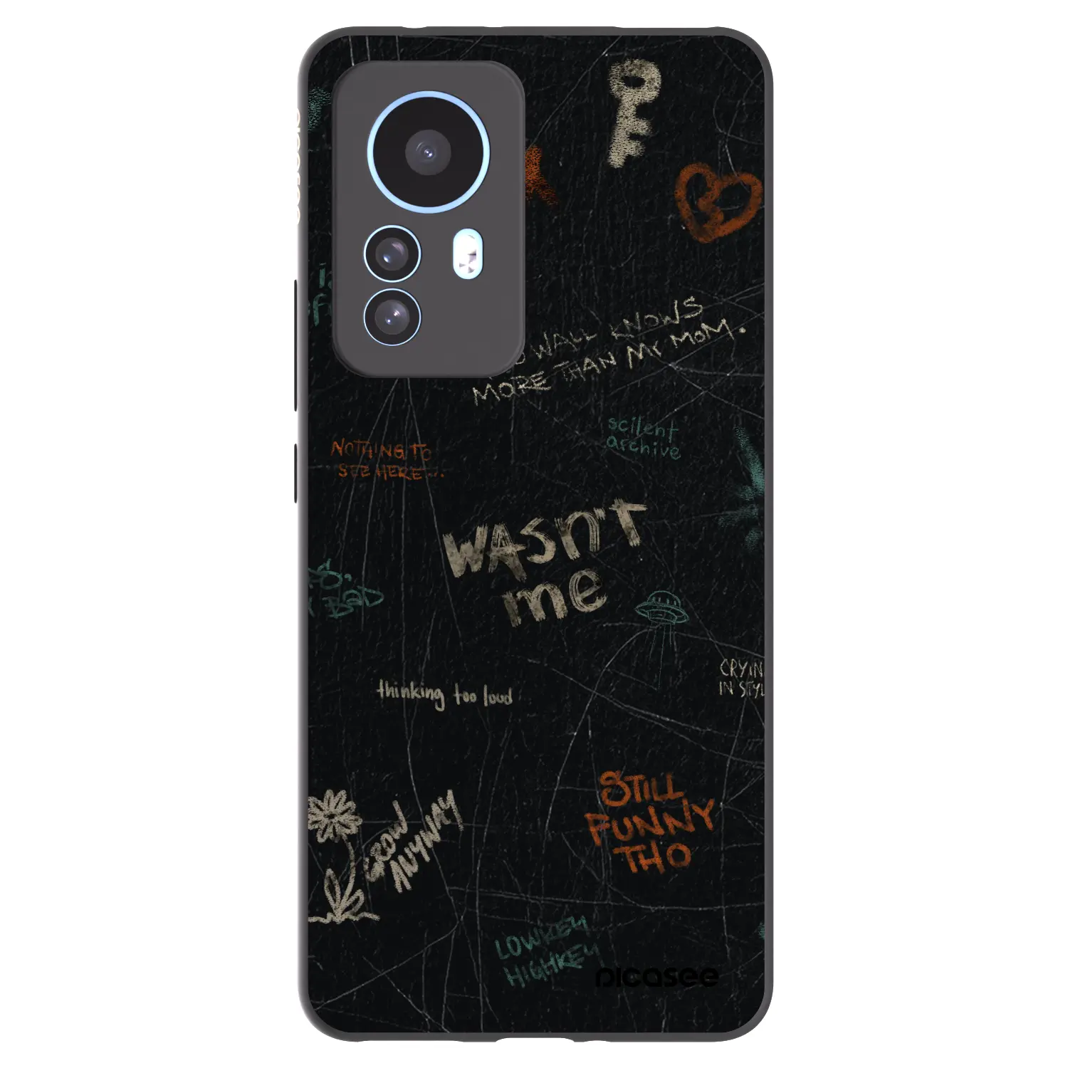 Silikonový černý obal pro Xiaomi 12T Pro - CONFESSION