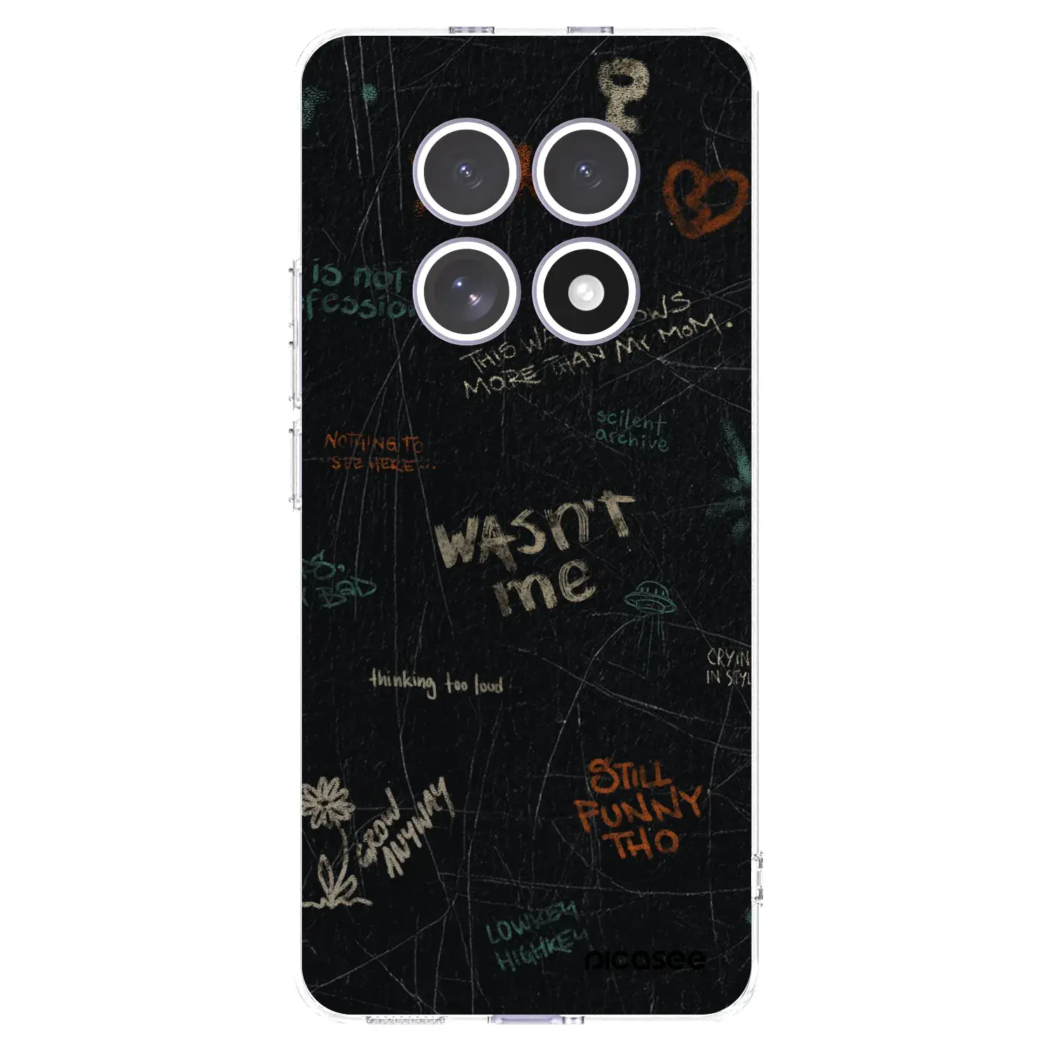 Silikonový průhledný obal pro Xiaomi Redmi Note 15 4G - CONFESSION