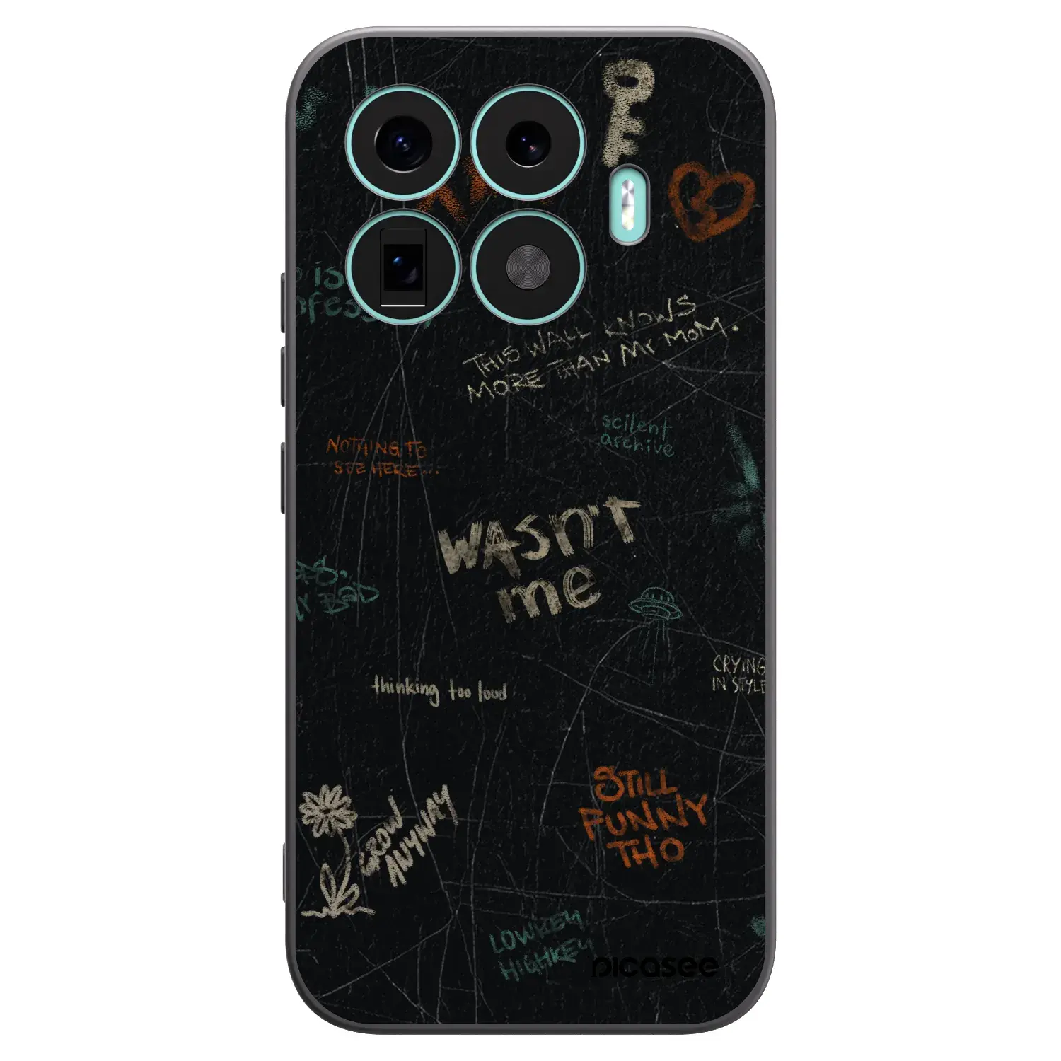 Silikonový černý obal pro Xiaomi 17T - CONFESSION