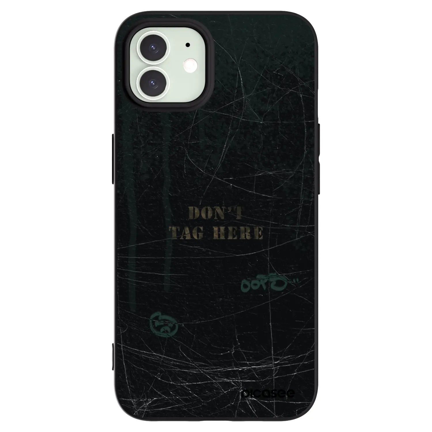 Silikonový černý obal pro Apple iPhone 12 Pro - DON´T TAG