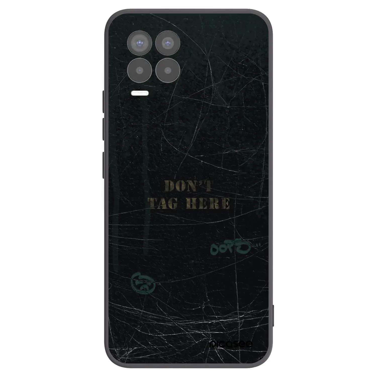 Silikonový černý obal pro Realme 8 Pro - DON´T TAG