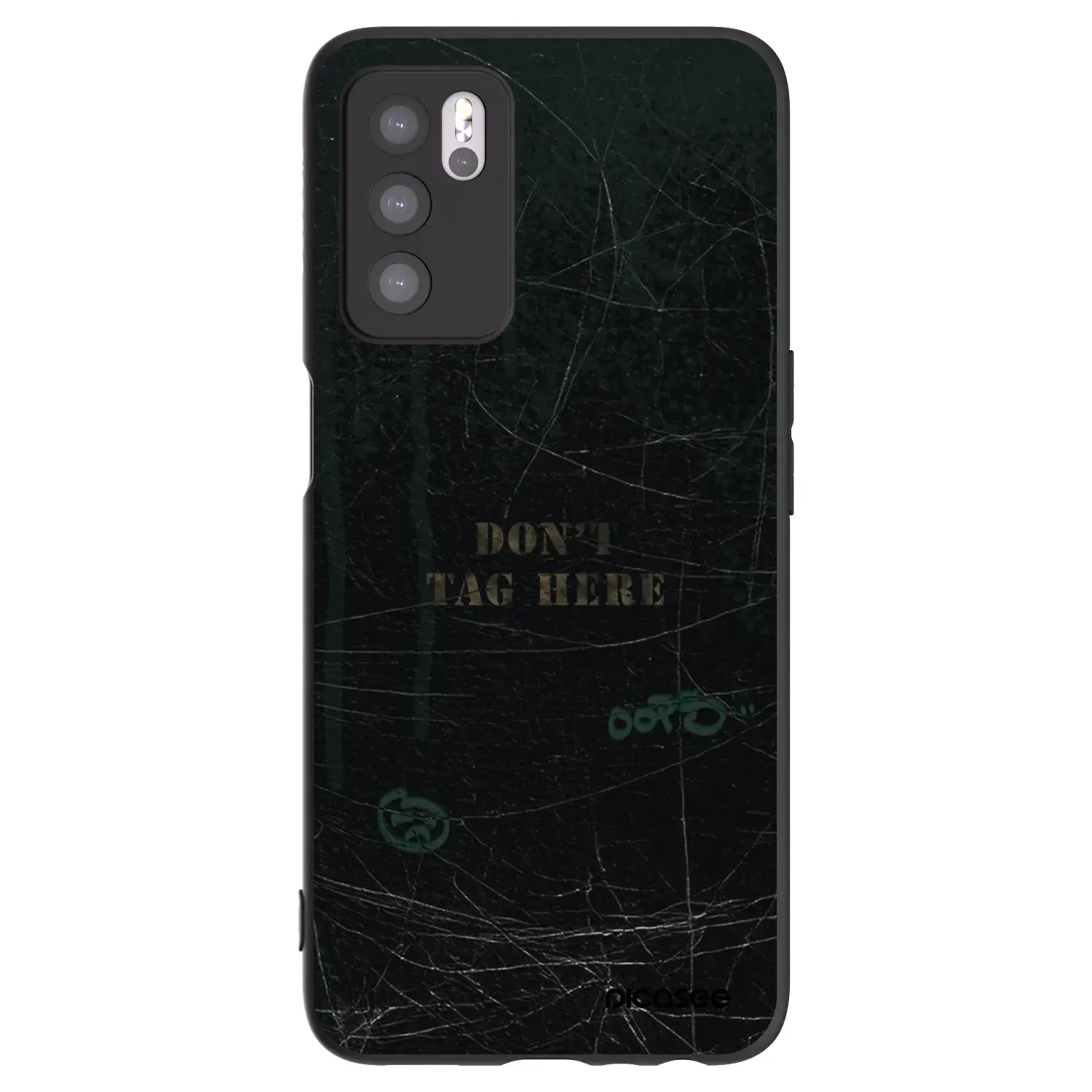 Silikonový černý obal pro OPPO A16s - DON´T TAG