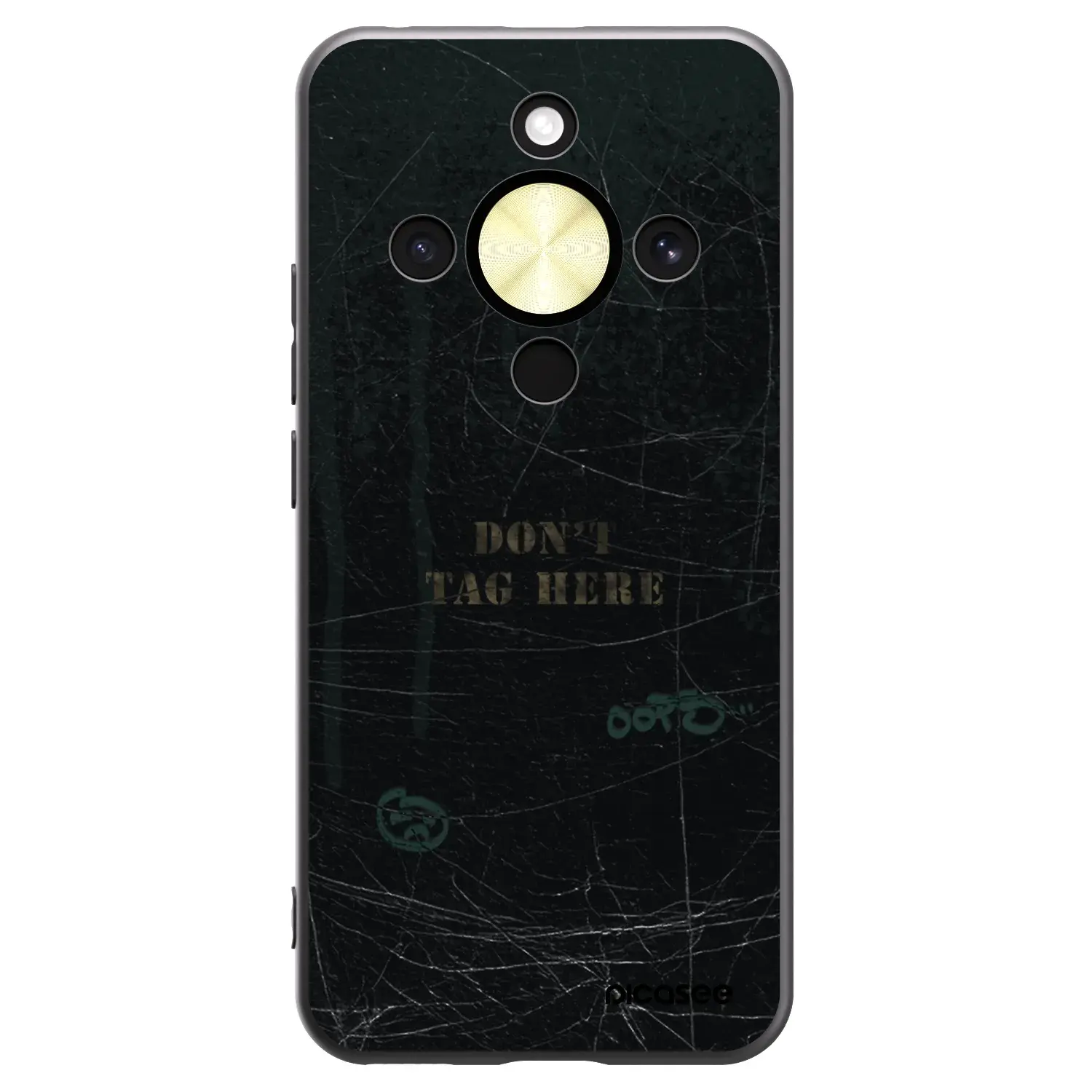 Silikonový černý obal pro Honor Magic8 Lite 5G - DON´T TAG