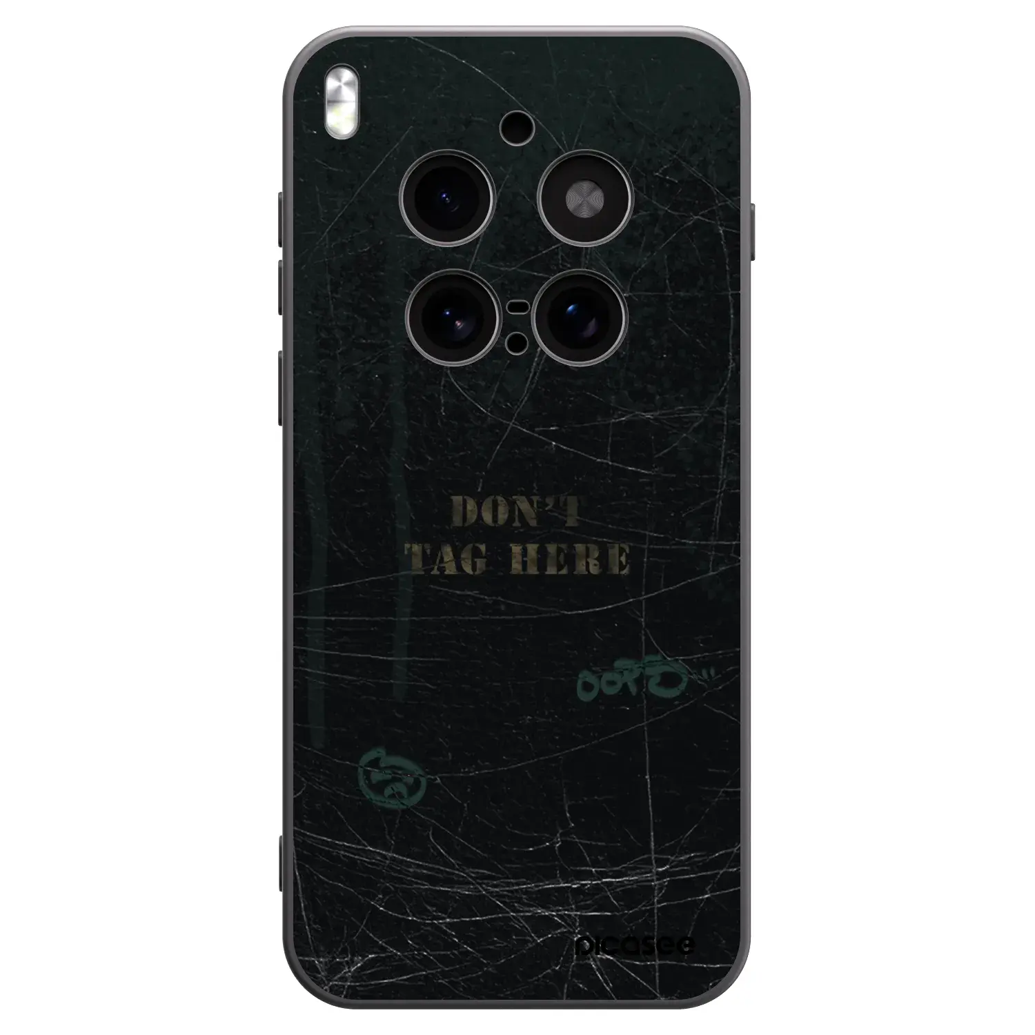 Silikonový černý obal pro Vivo X300 Pro - DON´T TAG