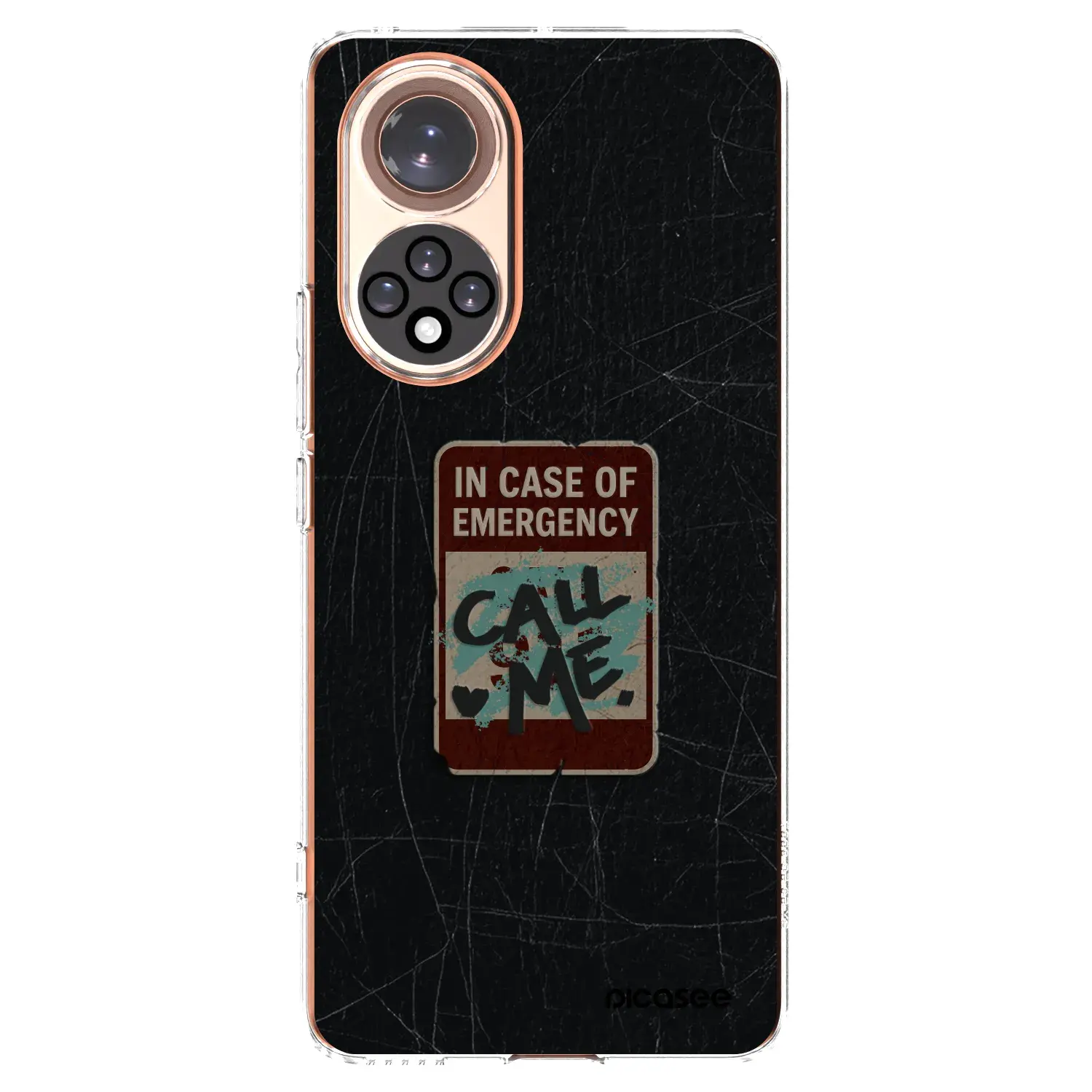 Silikonový průhledný obal pro Huawei Nova 9 - EMERGENCY