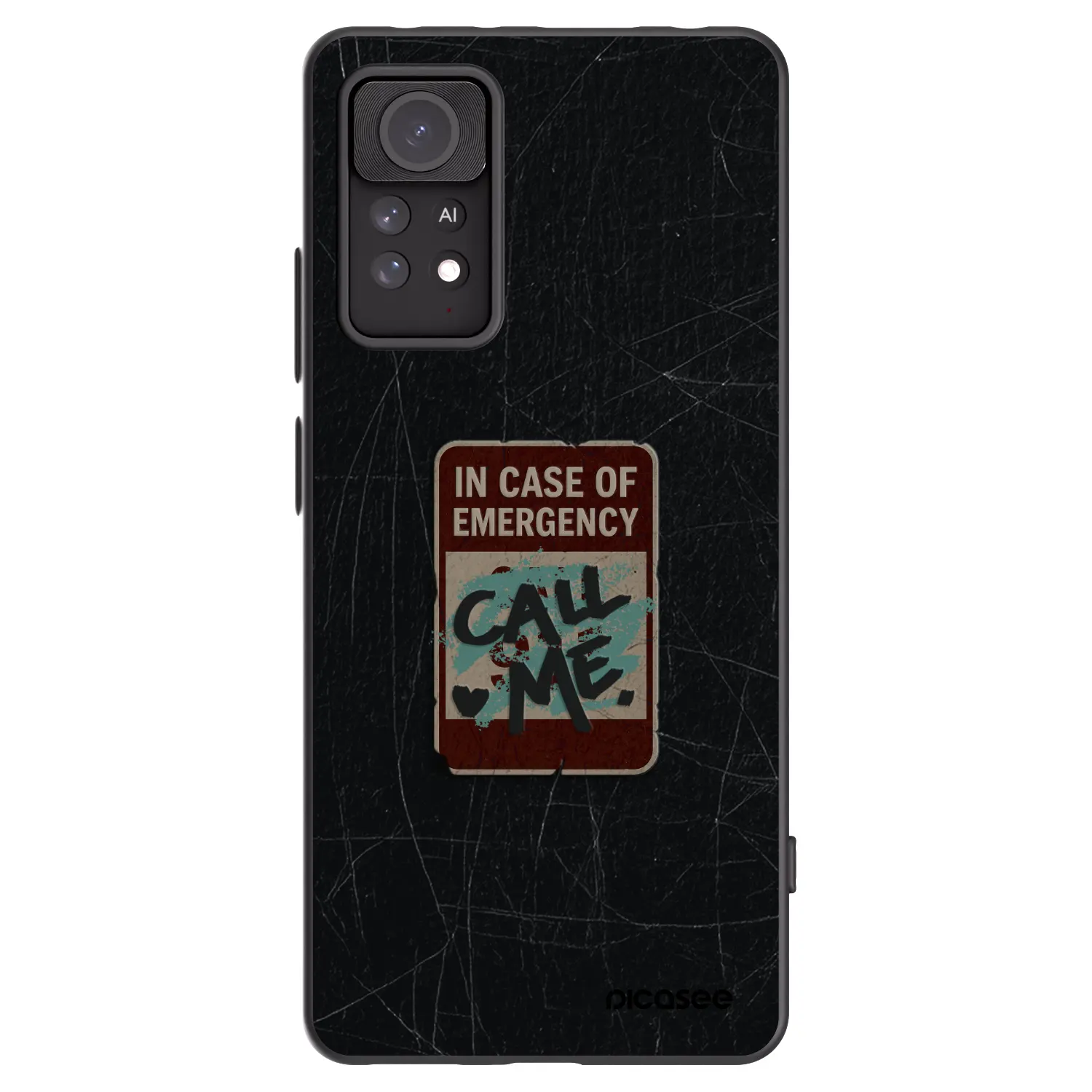 Silikonový černý obal pro Xiaomi Redmi Note 11 Pro 5G - EMERGENCY