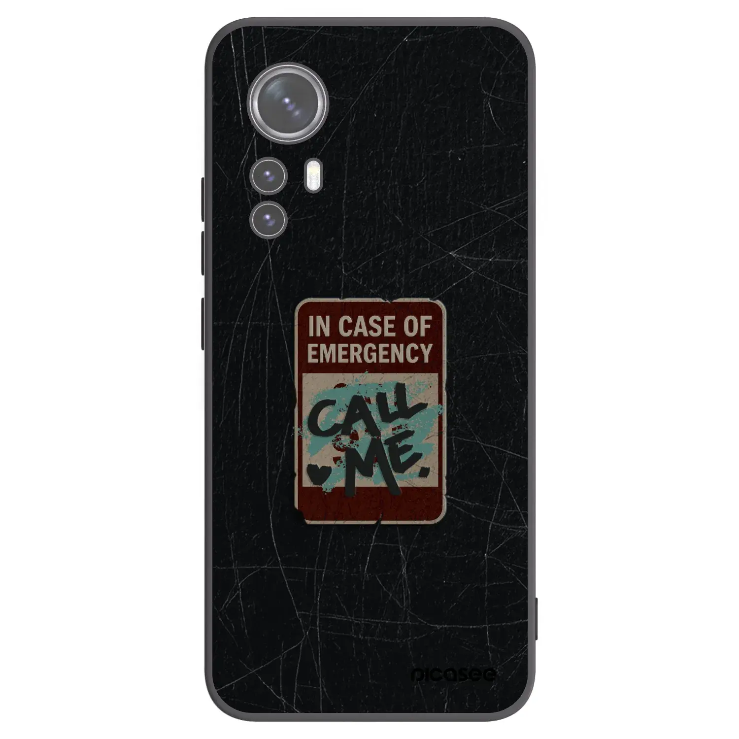 Silikonový černý obal pro Xiaomi 12X - EMERGENCY