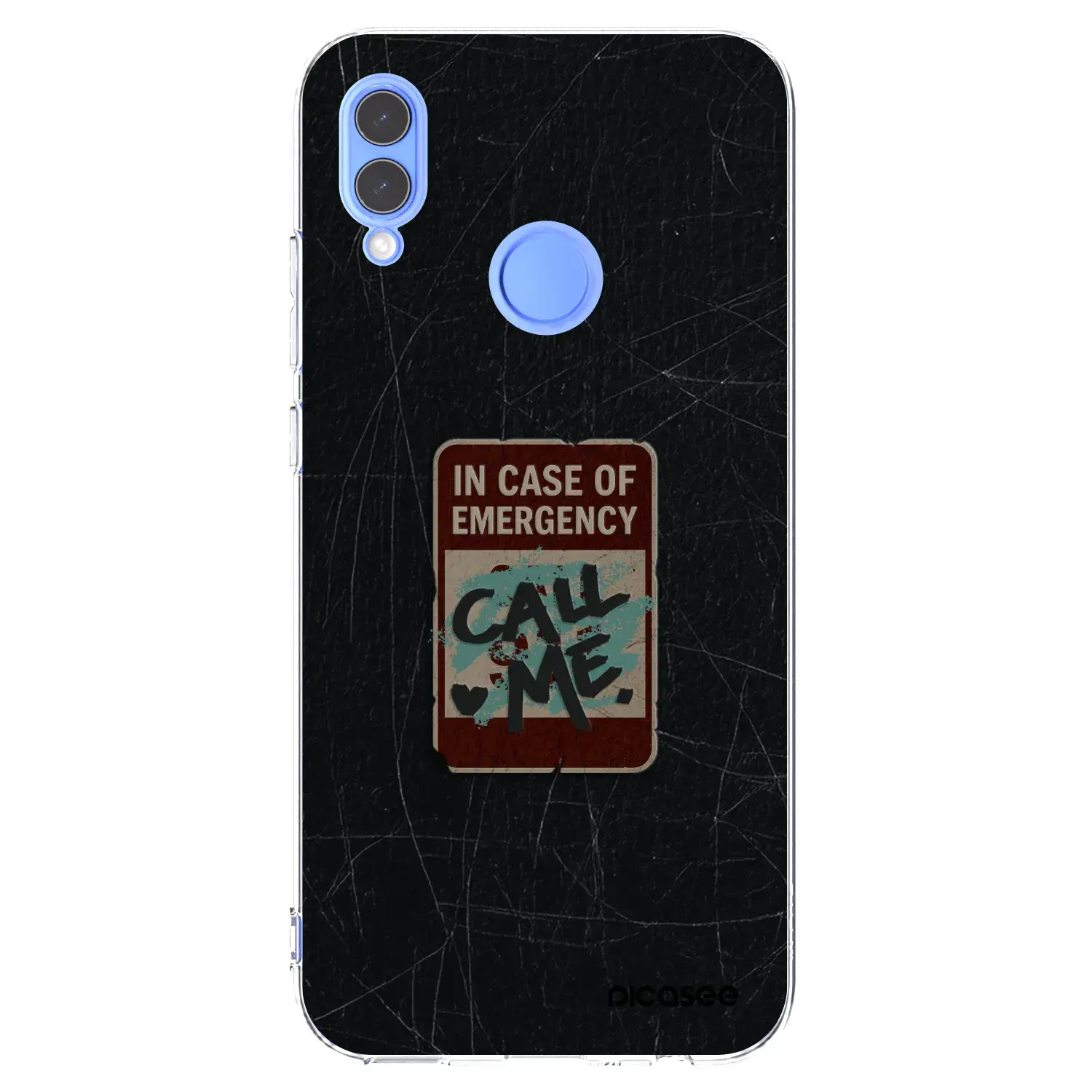 Silikonový průhledný obal pro Honor 10 Lite - EMERGENCY