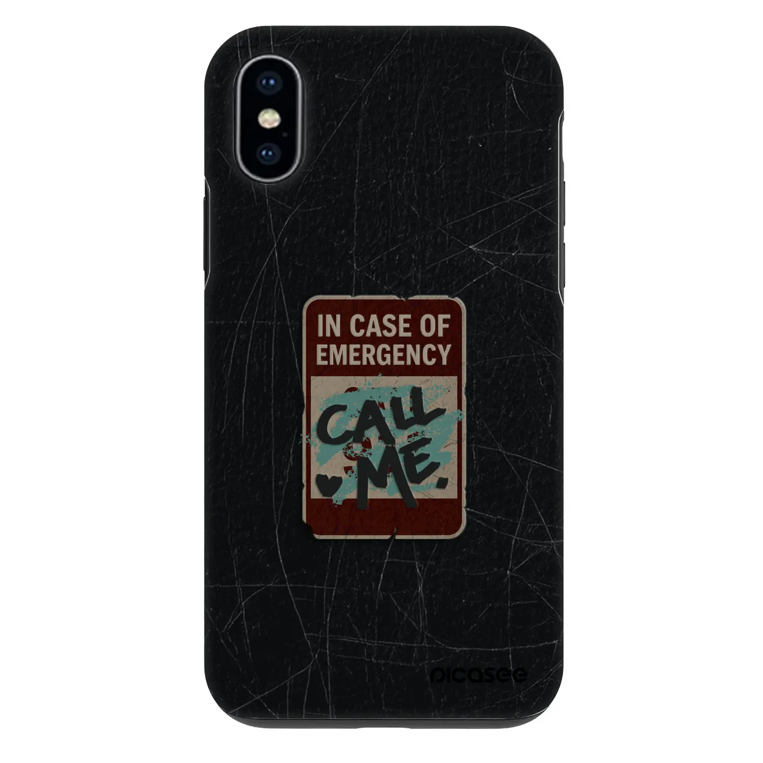 Fashion Case pro Apple iPhone X/XS - EMERGENCY