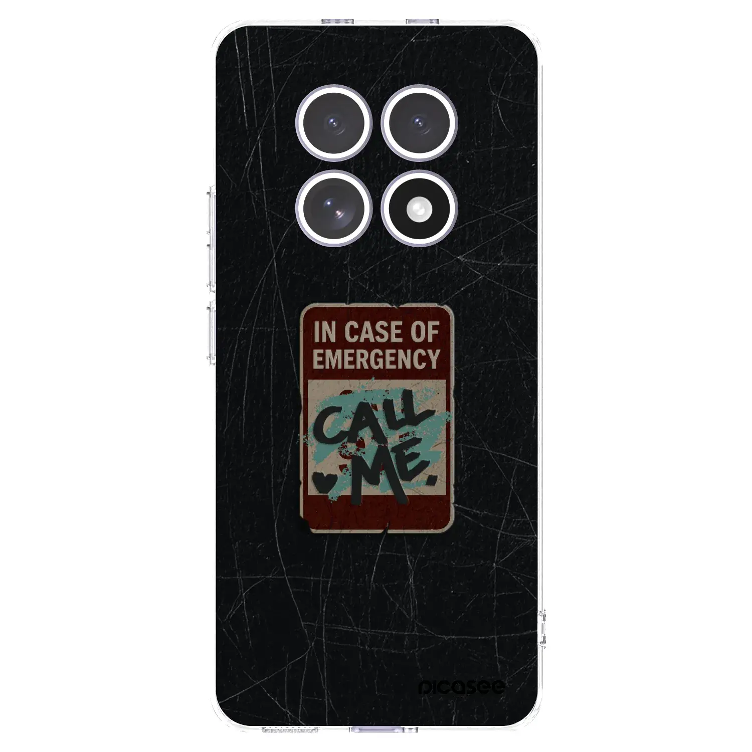 Silikonový průhledný obal pro Xiaomi Redmi Note 15 4G - EMERGENCY