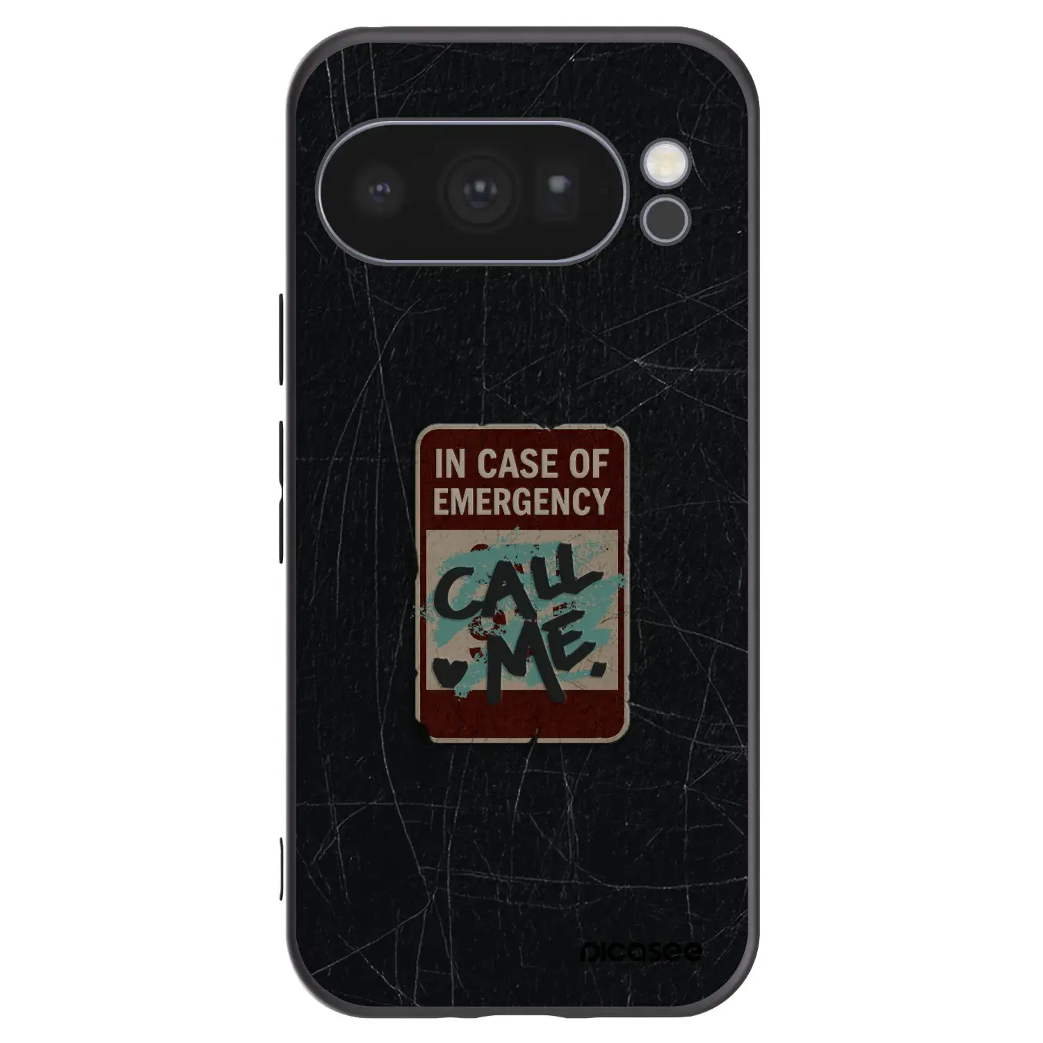 Silikonový černý obal pro Google Pixel 10 Pro - EMERGENCY
