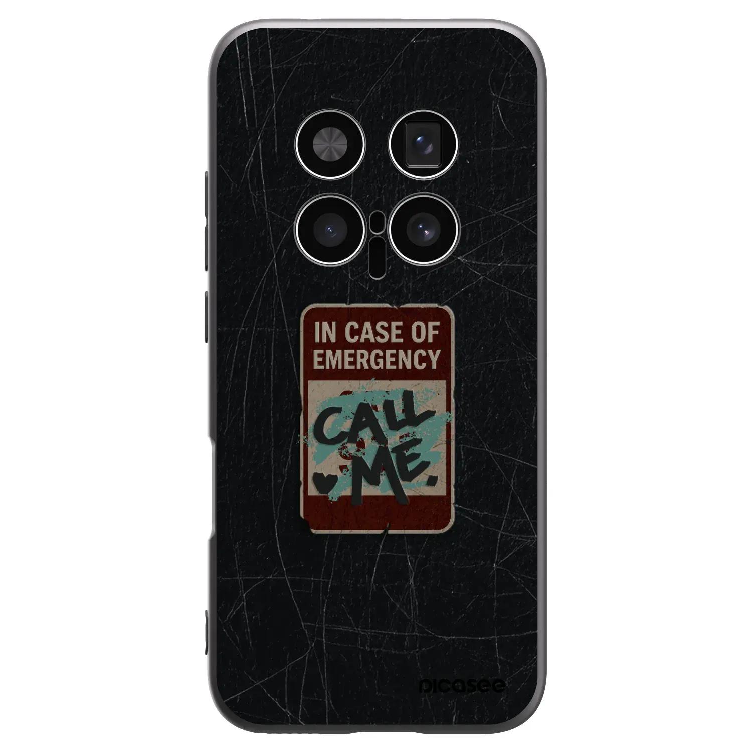 Silikonový černý obal pro Honor Magic8 Pro 5G - EMERGENCY