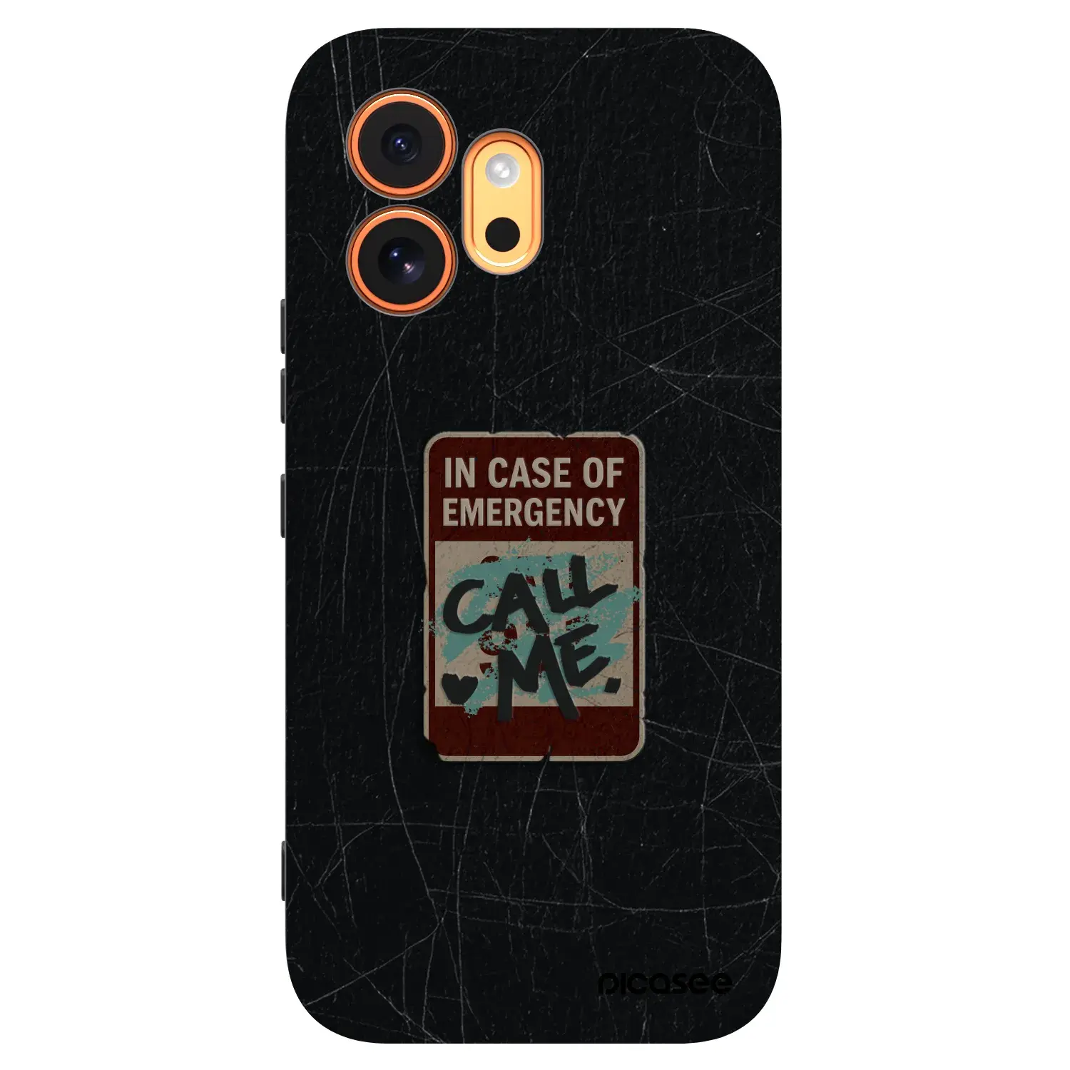 Silikonový černý obal pro Honor 600 - EMERGENCY