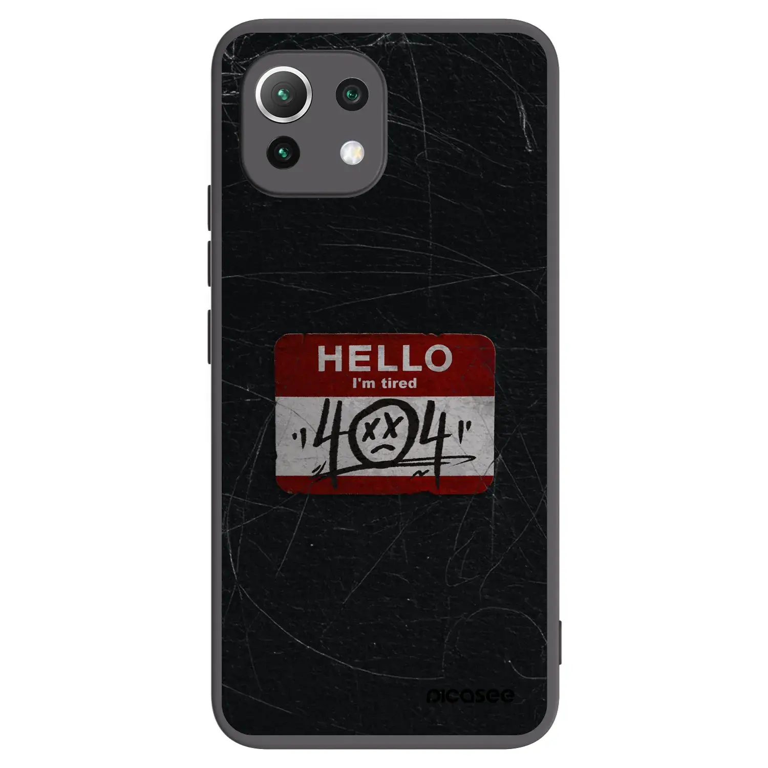 Silikonový černý obal pro Xiaomi 11 Lite 5G NE - HELLO 404