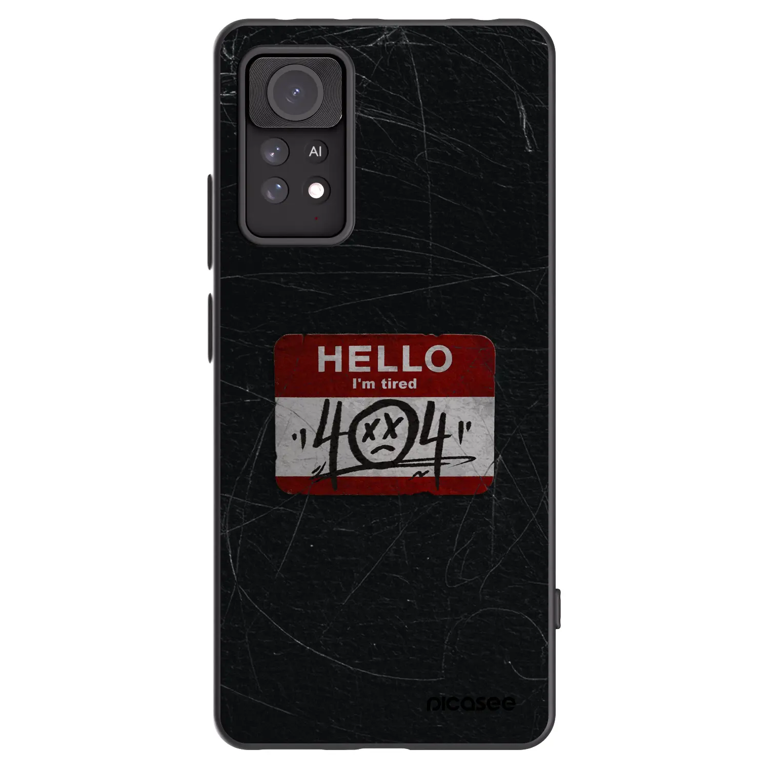 Silikonový černý obal pro Xiaomi Redmi Note 11 Pro 5G - HELLO 404