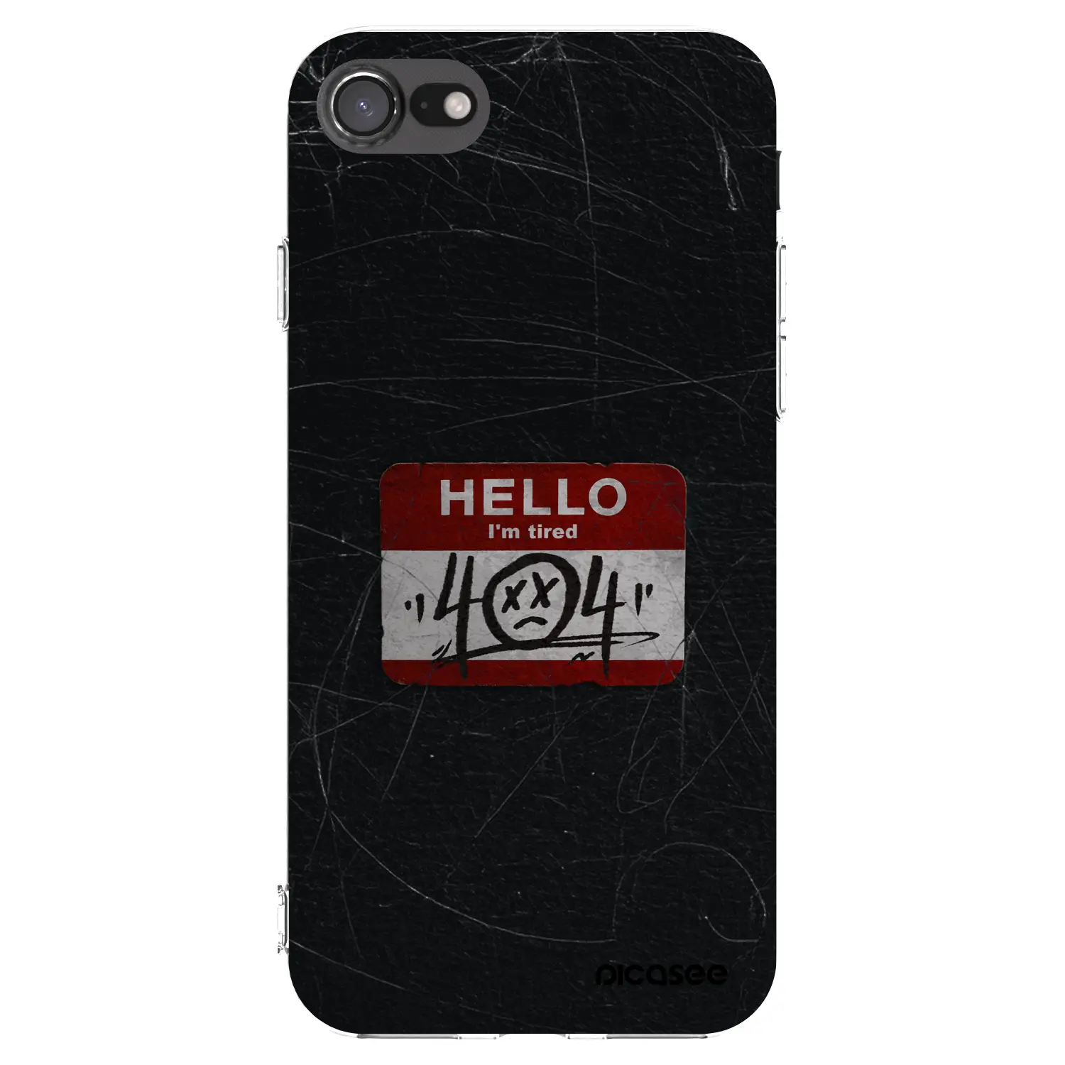 Silikonový průhledný obal pro Apple iPhone SE 2022 - HELLO 404