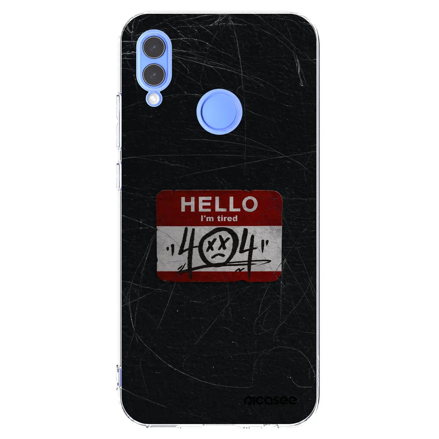 Silikonový průhledný obal pro Honor 10 Lite - HELLO 404