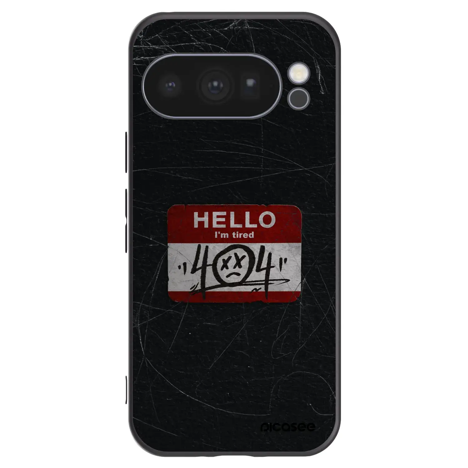 Silikonový černý obal pro Google Pixel 10 Pro - HELLO 404