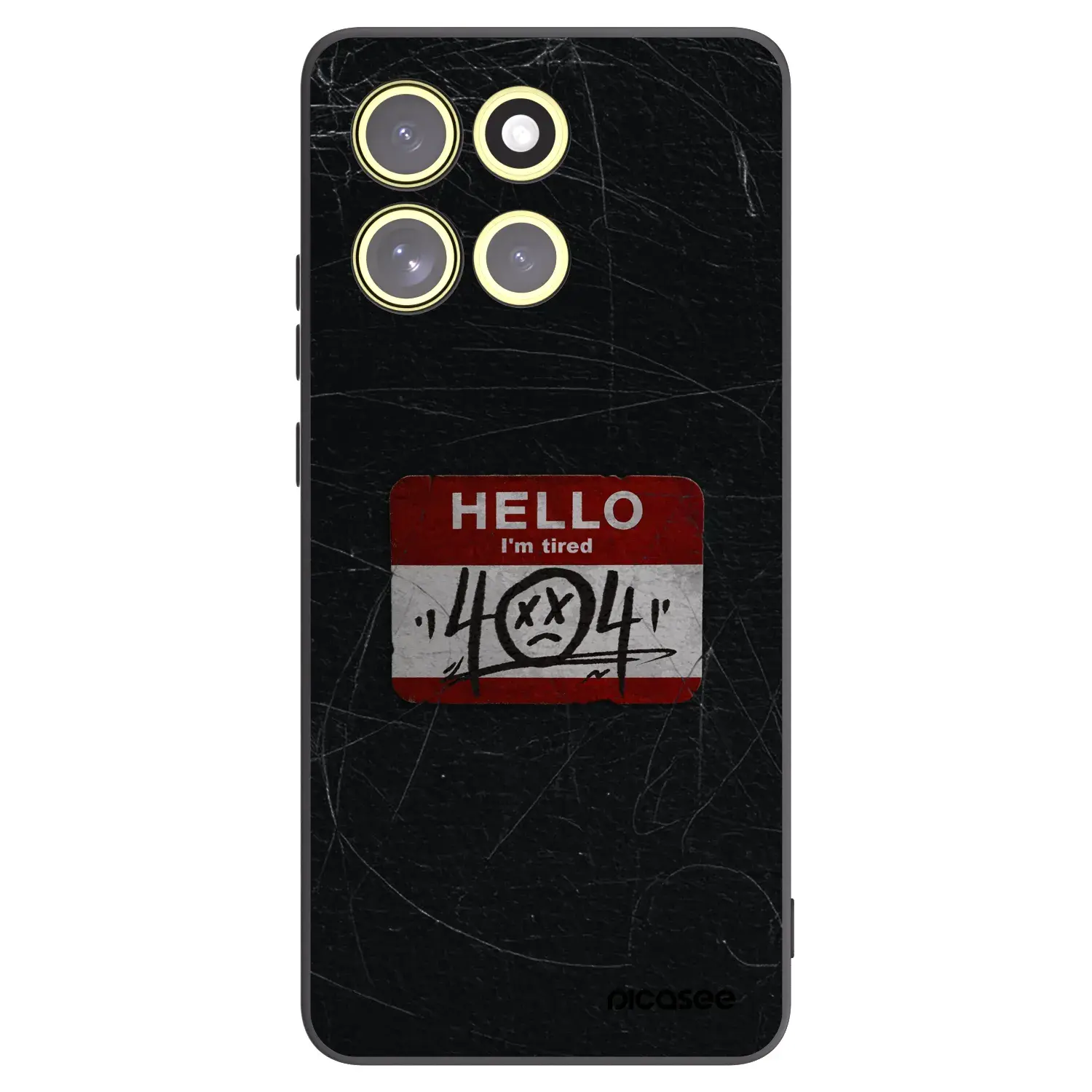 Silikonový černý obal pro Motorola Moto G86 Power 5G - HELLO 404