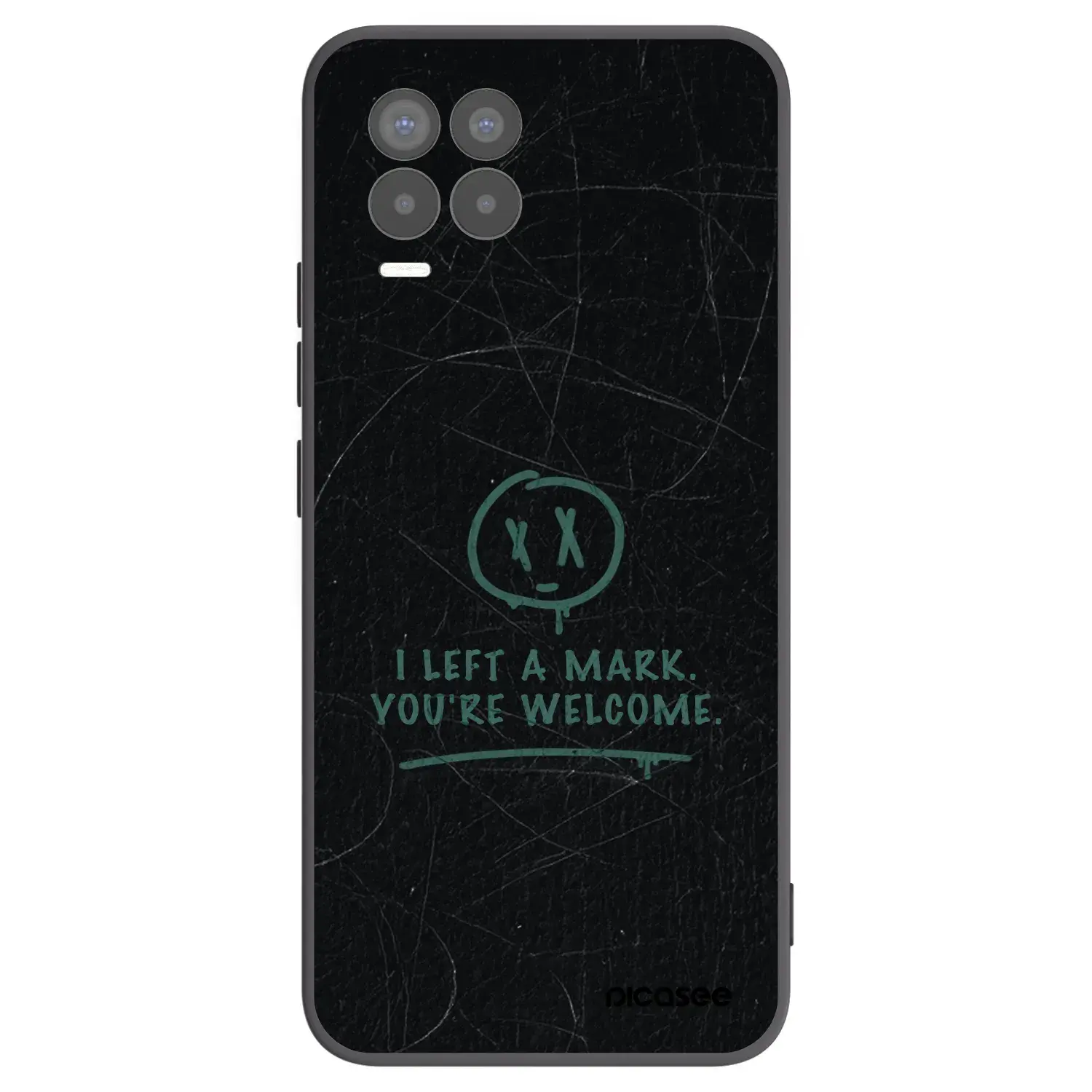 Silikonový černý obal pro Realme 8 Pro - LEFT A MARK