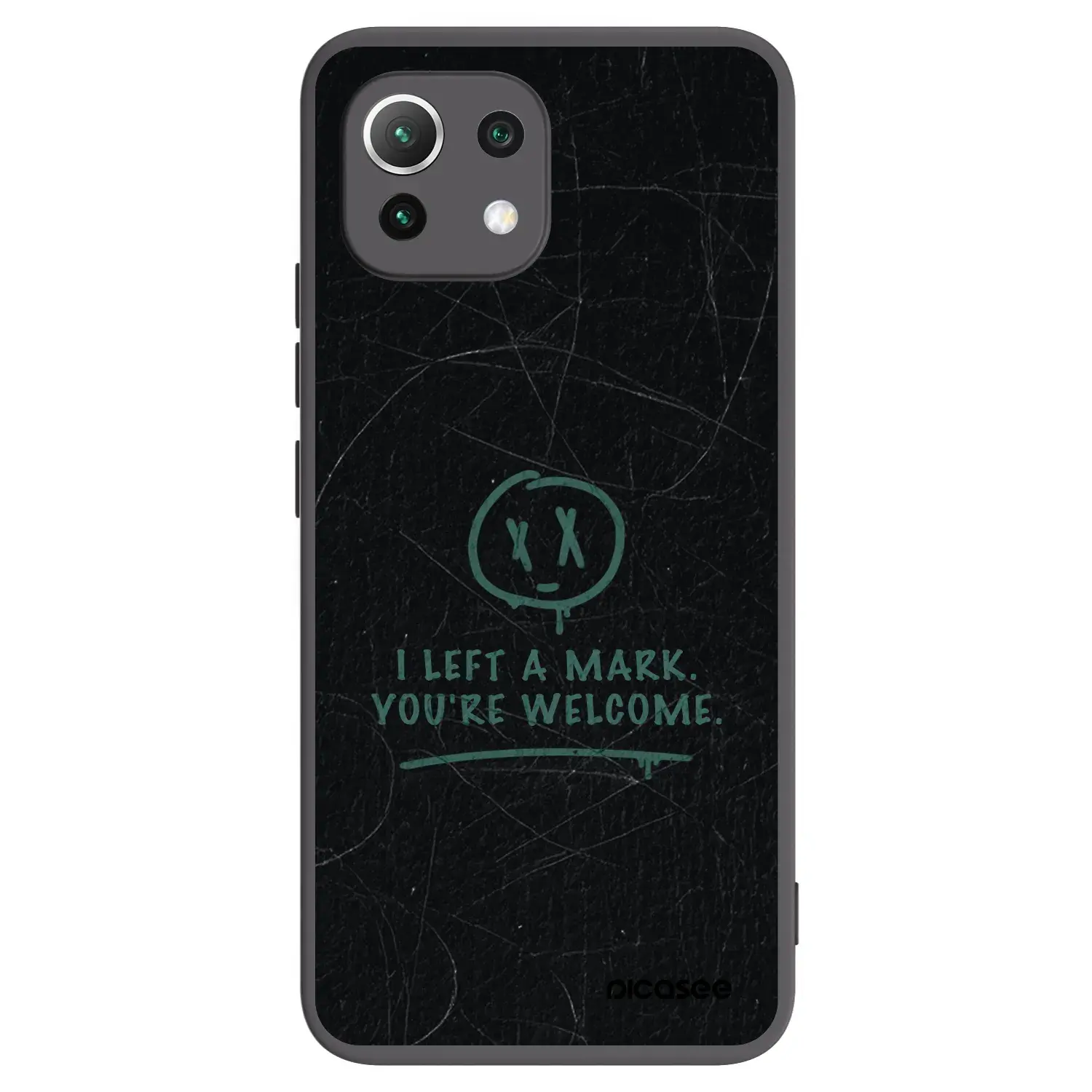 Silikonový černý obal pro Xiaomi 11 Lite 5G NE - LEFT A MARK