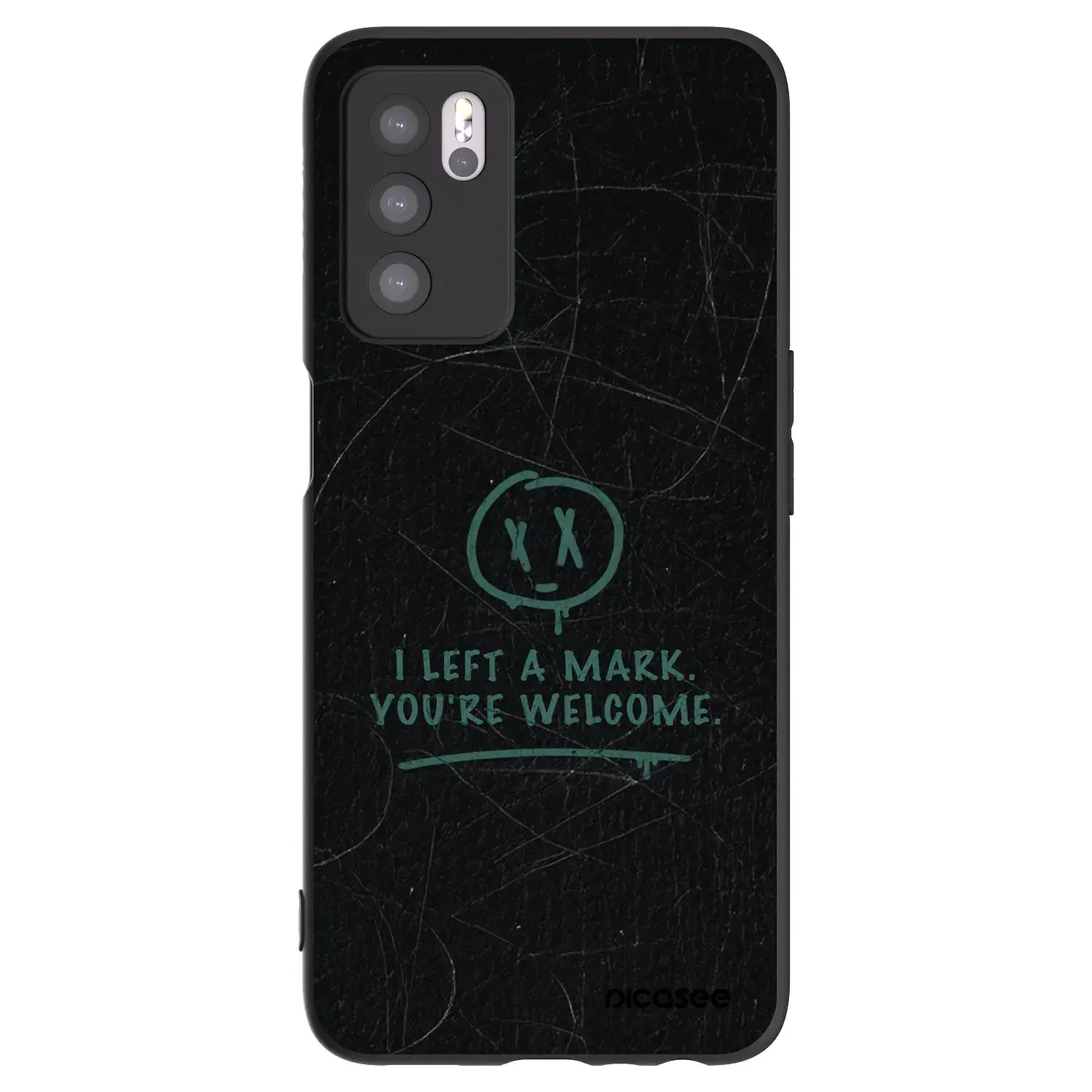 Silikonový černý obal pro OPPO A16s - LEFT A MARK