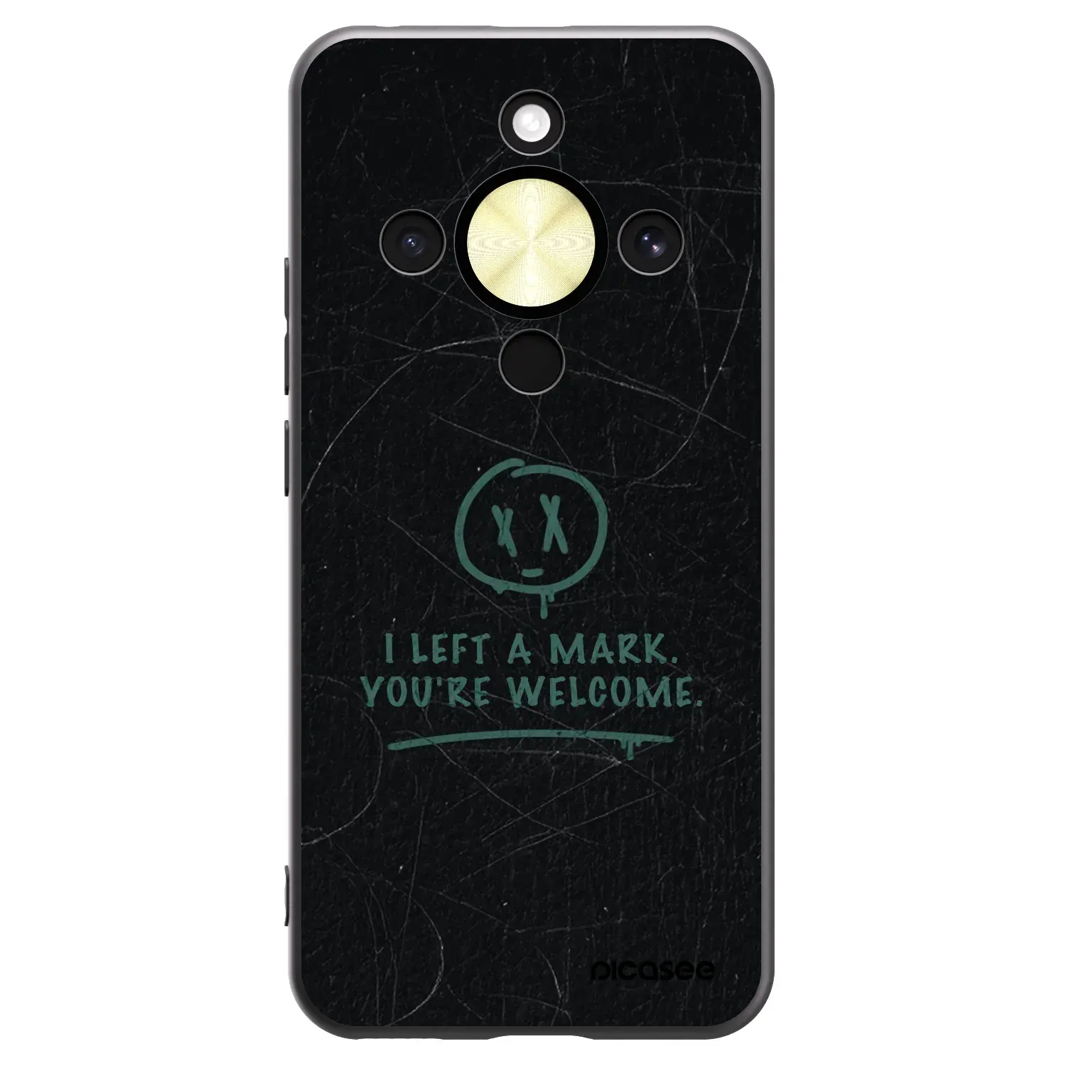 Silikonový černý obal pro Honor Magic8 Lite 5G - LEFT A MARK