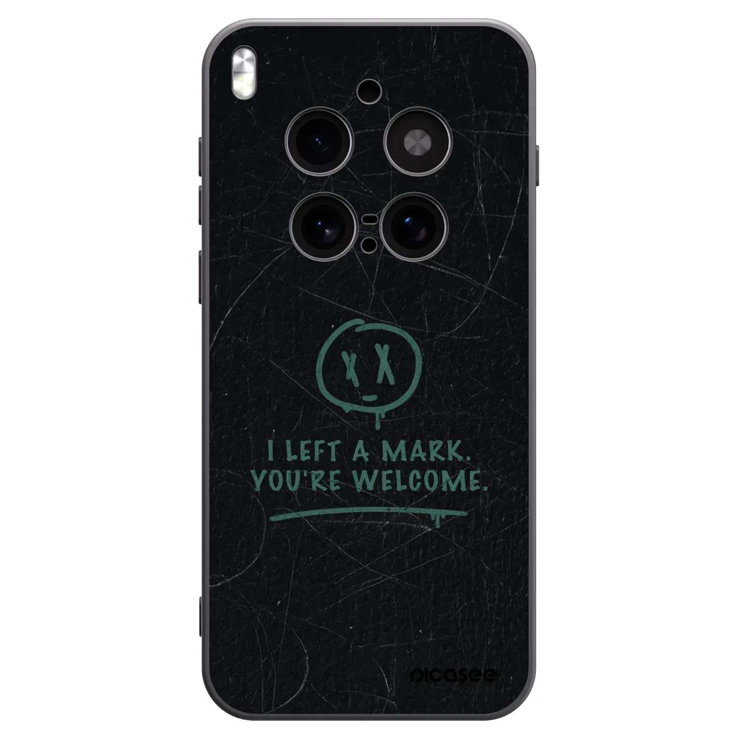 Silikonový černý obal pro Vivo X300 Pro - LEFT A MARK