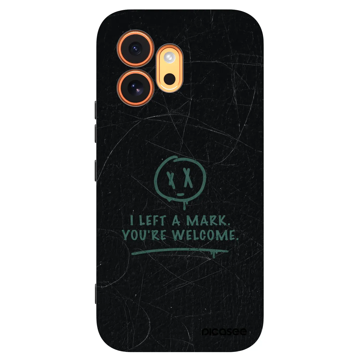 Silikonový černý obal pro Honor 600 - LEFT A MARK