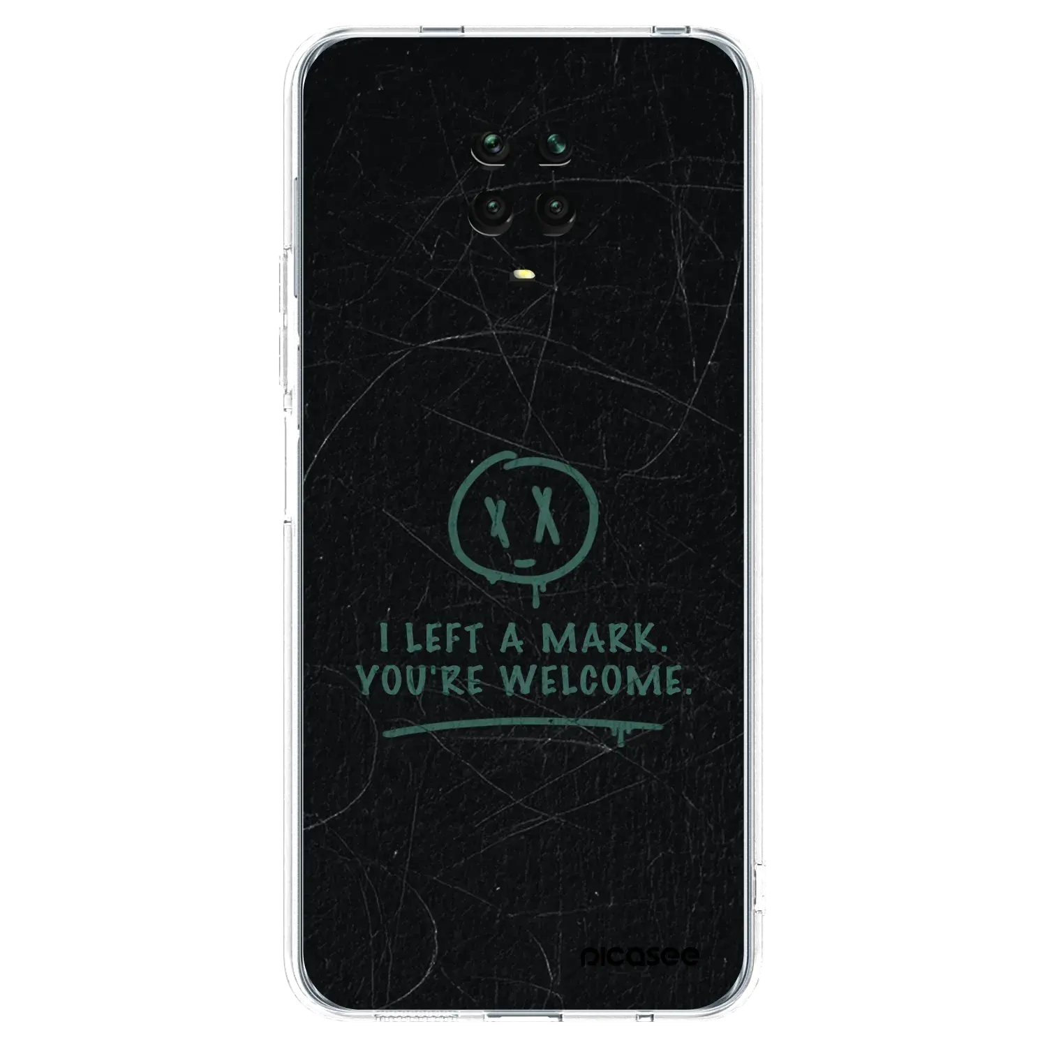 Silikonový průhledný obal pro Xiaomi Redmi Note 9S - LEFT A MARK