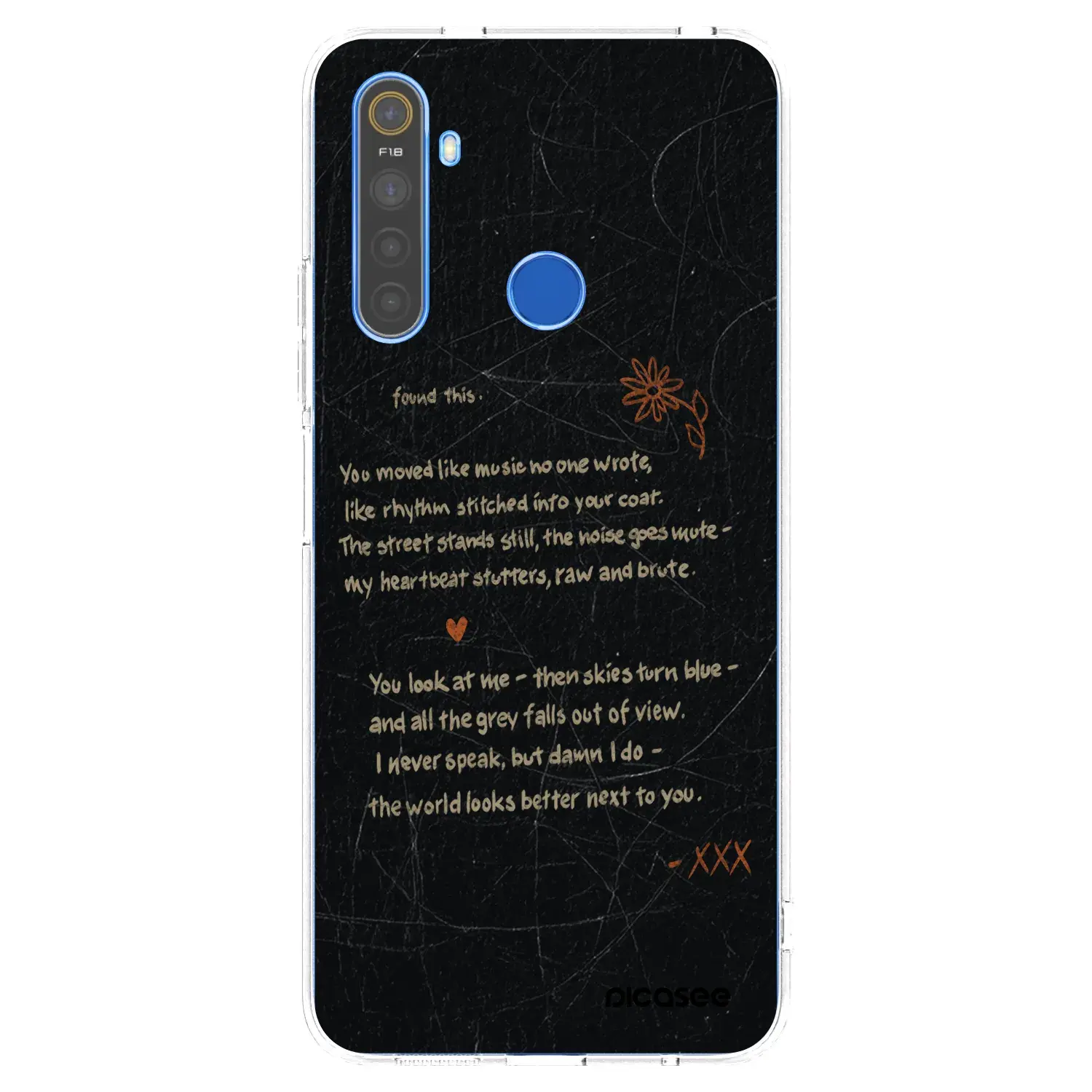 Silikonový průhledný obal pro Realme 5 - POET