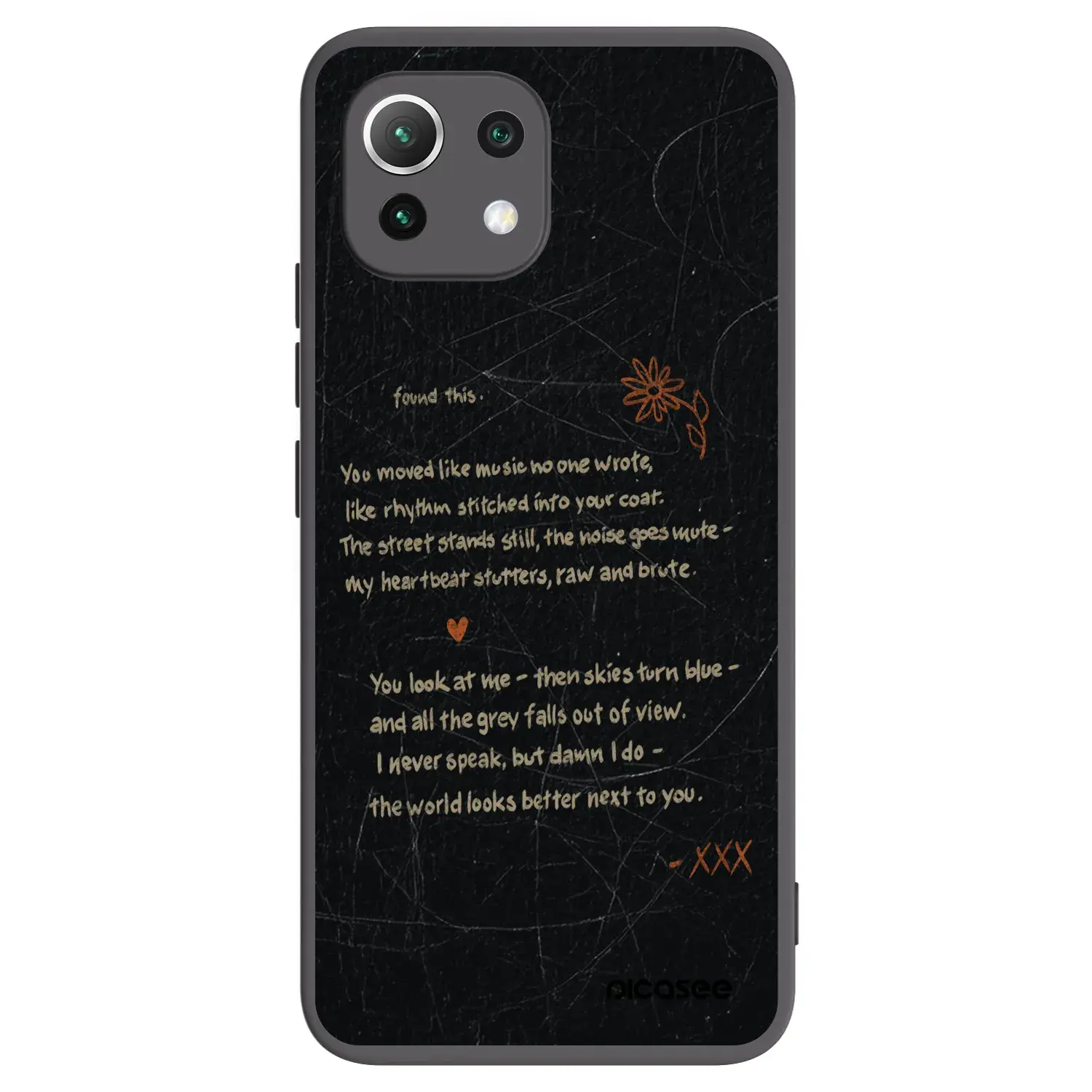 Silikonový černý obal pro Xiaomi 11 Lite 5G NE - POET
