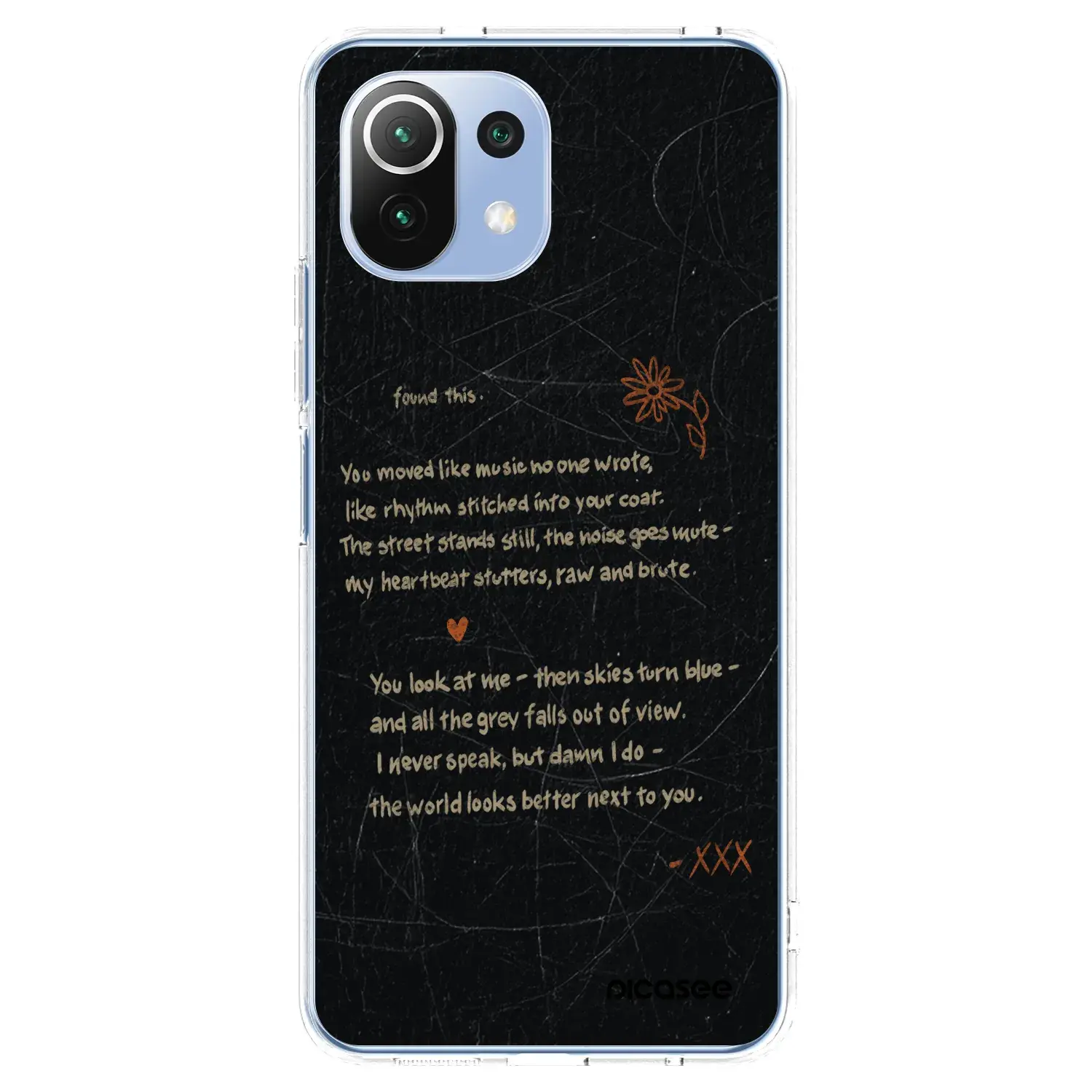Silikonový průhledný obal pro Xiaomi 11 Lite 5G NE - POET