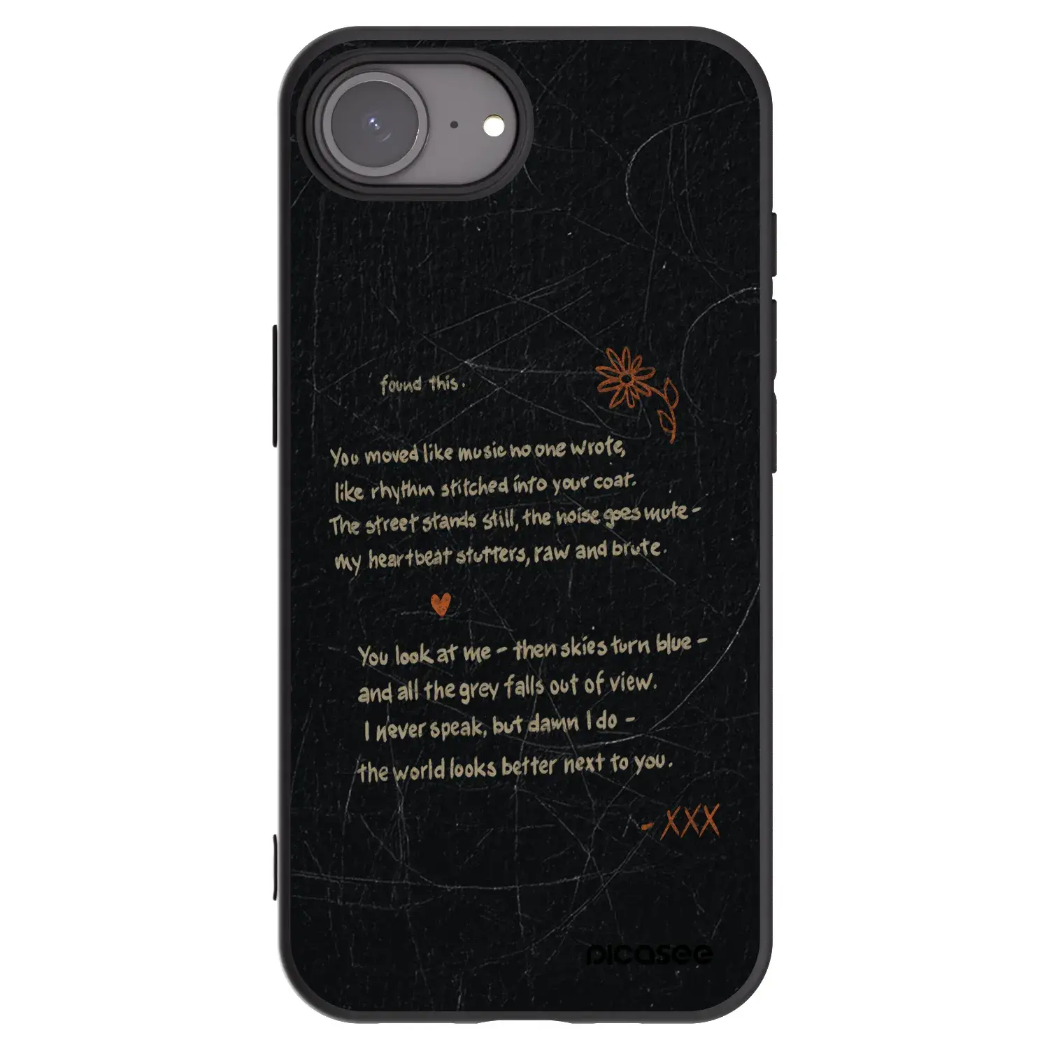 Silikonový černý obal pro Apple iPhone 17e - POET