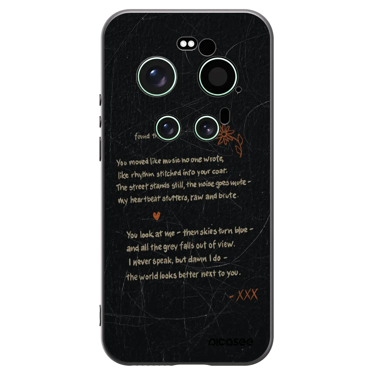 Silikonový černý obal pro Xiaomi 17 Ultra - POET