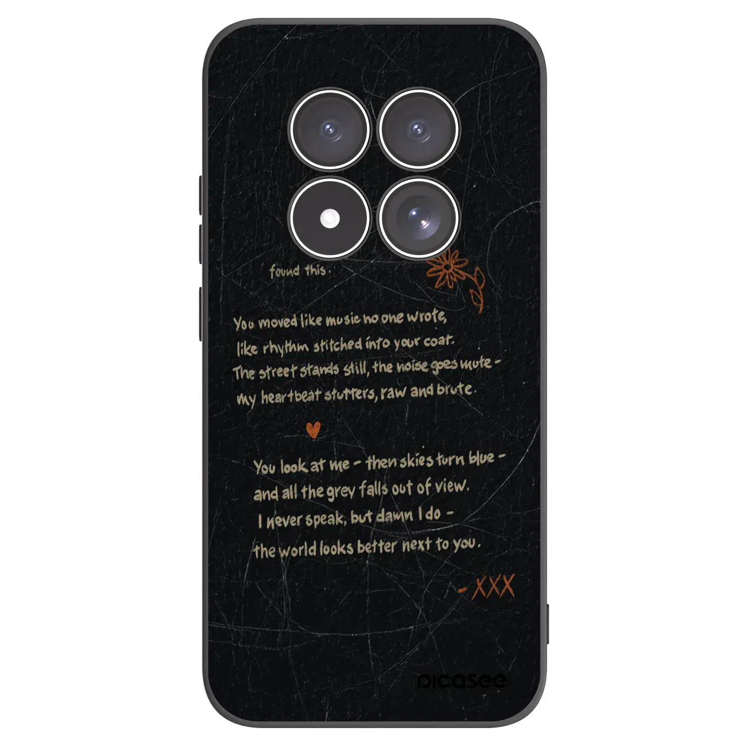Silikonový černý obal pro Xiaomi Redmi Note 15 Pro 5G - POET