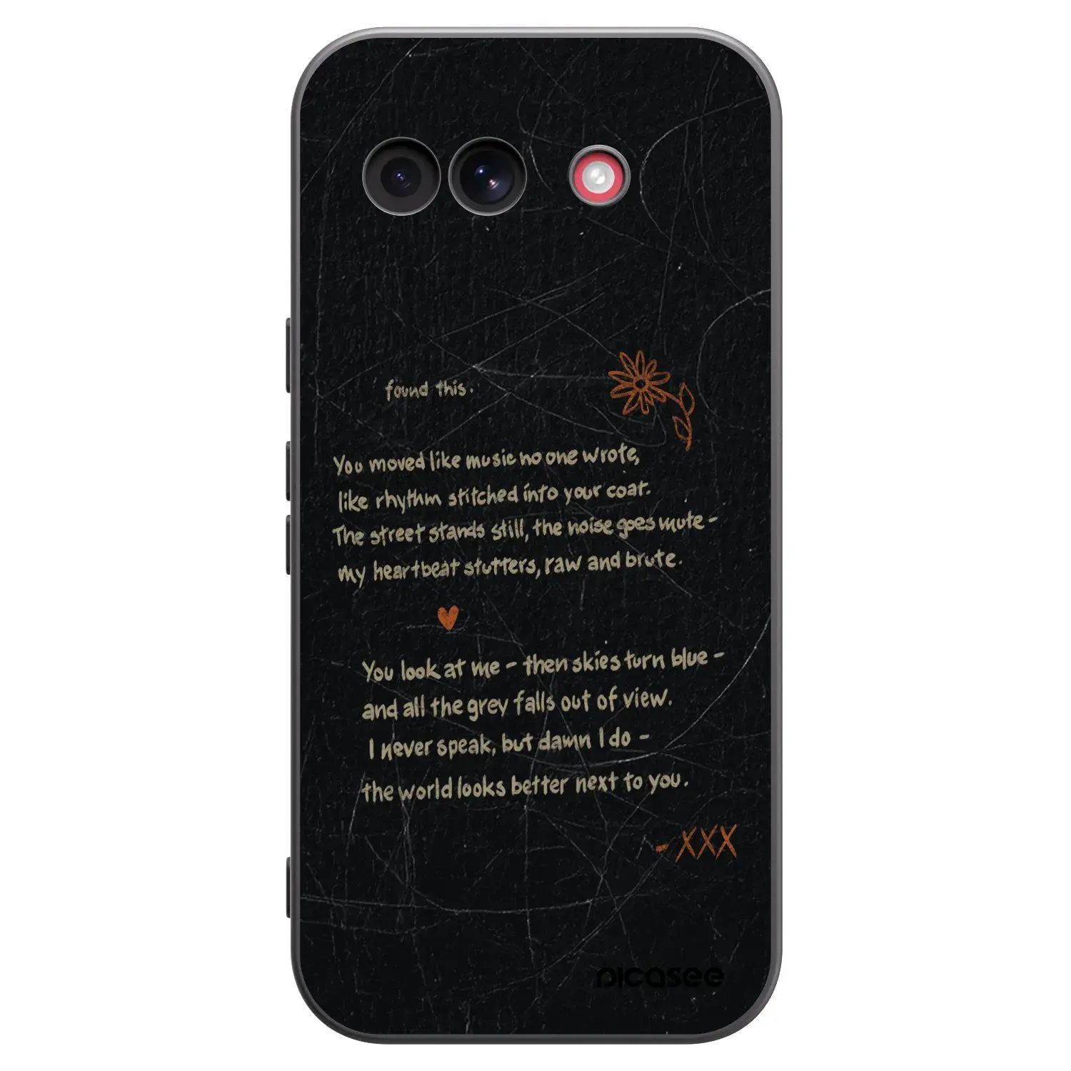Silikonový černý obal pro Google Pixel 10a - POET