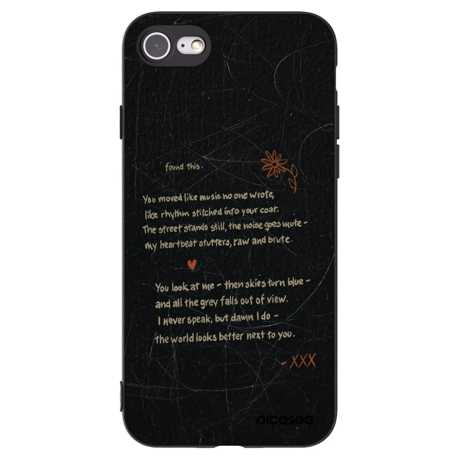 Silikonový černý obal pro Apple iPhone SE 2020 - POET