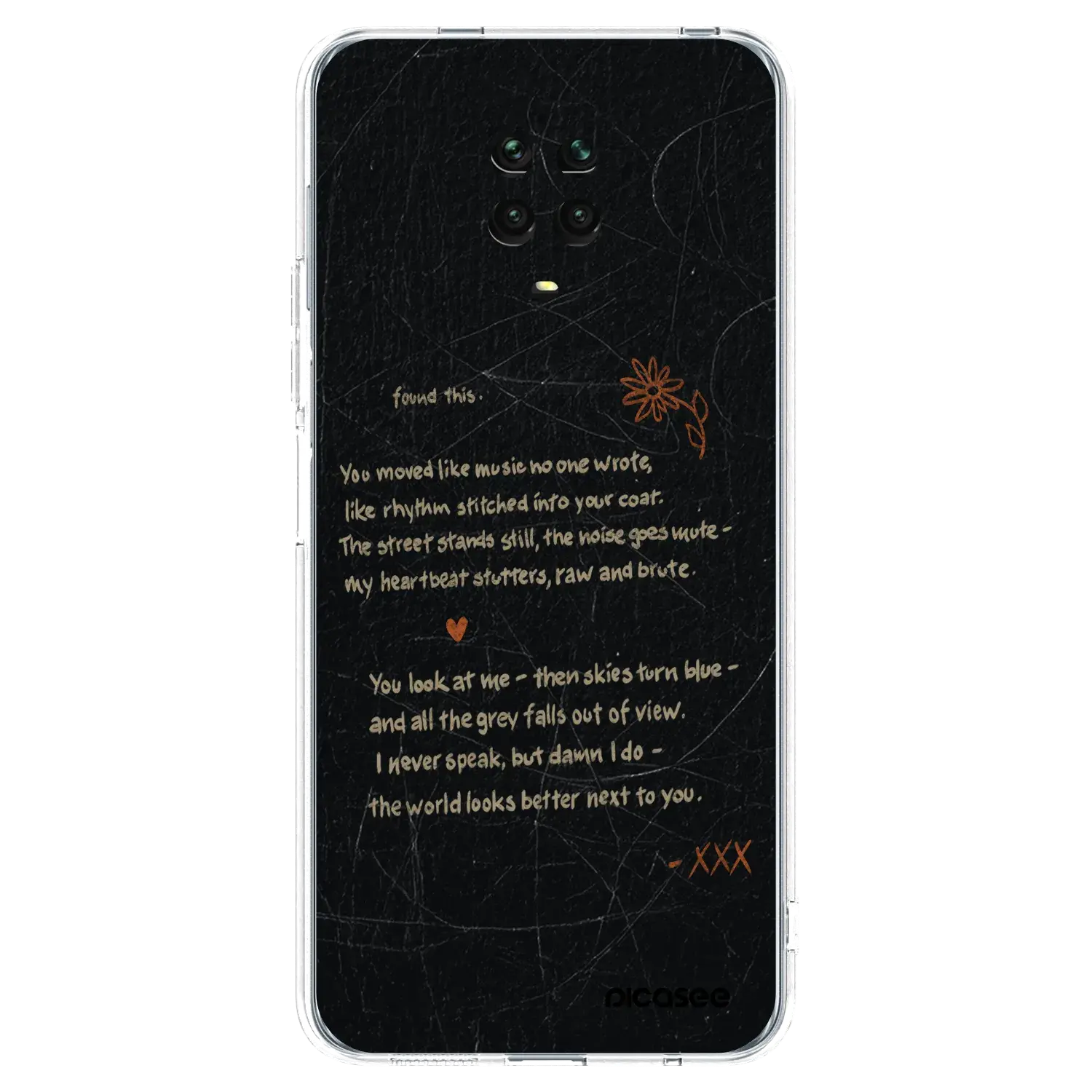 Silikonový průhledný obal pro Xiaomi Redmi Note 9S - POET