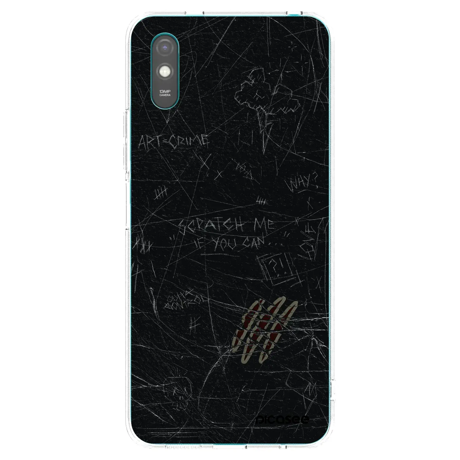 Silikonový průhledný obal pro Xiaomi Redmi 9AT - SCRATCH
